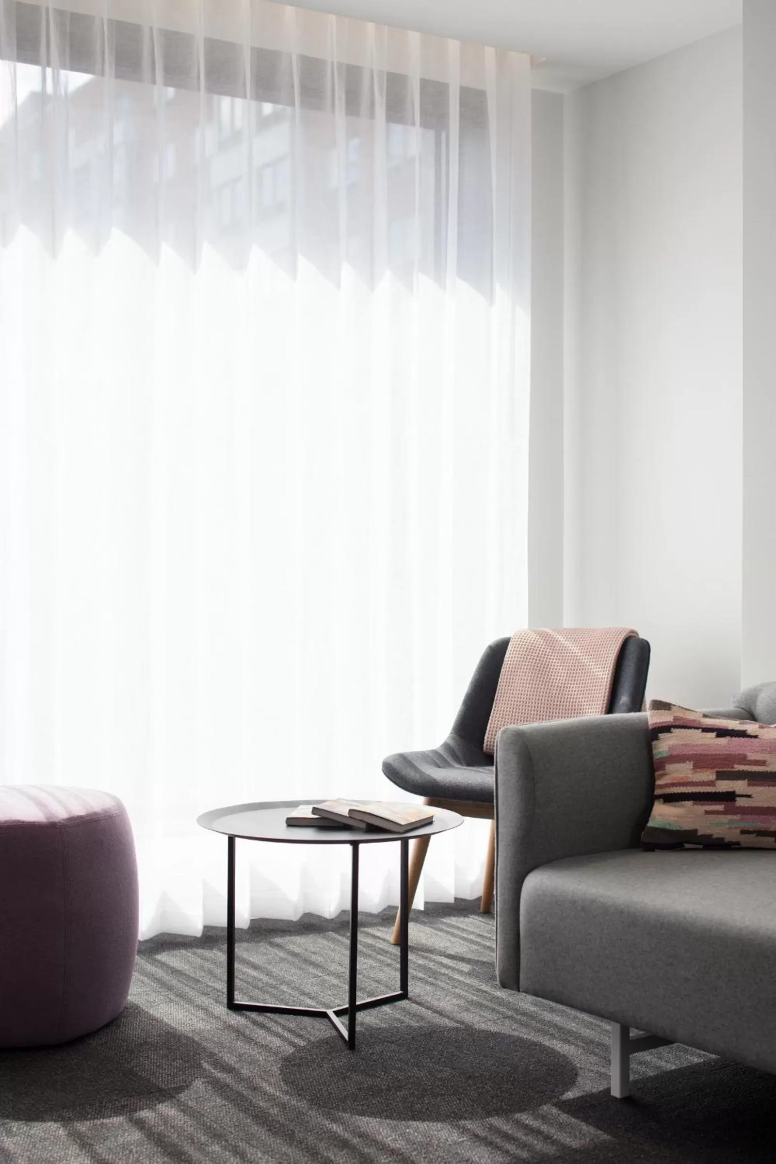 Seating area in Hotel Monville