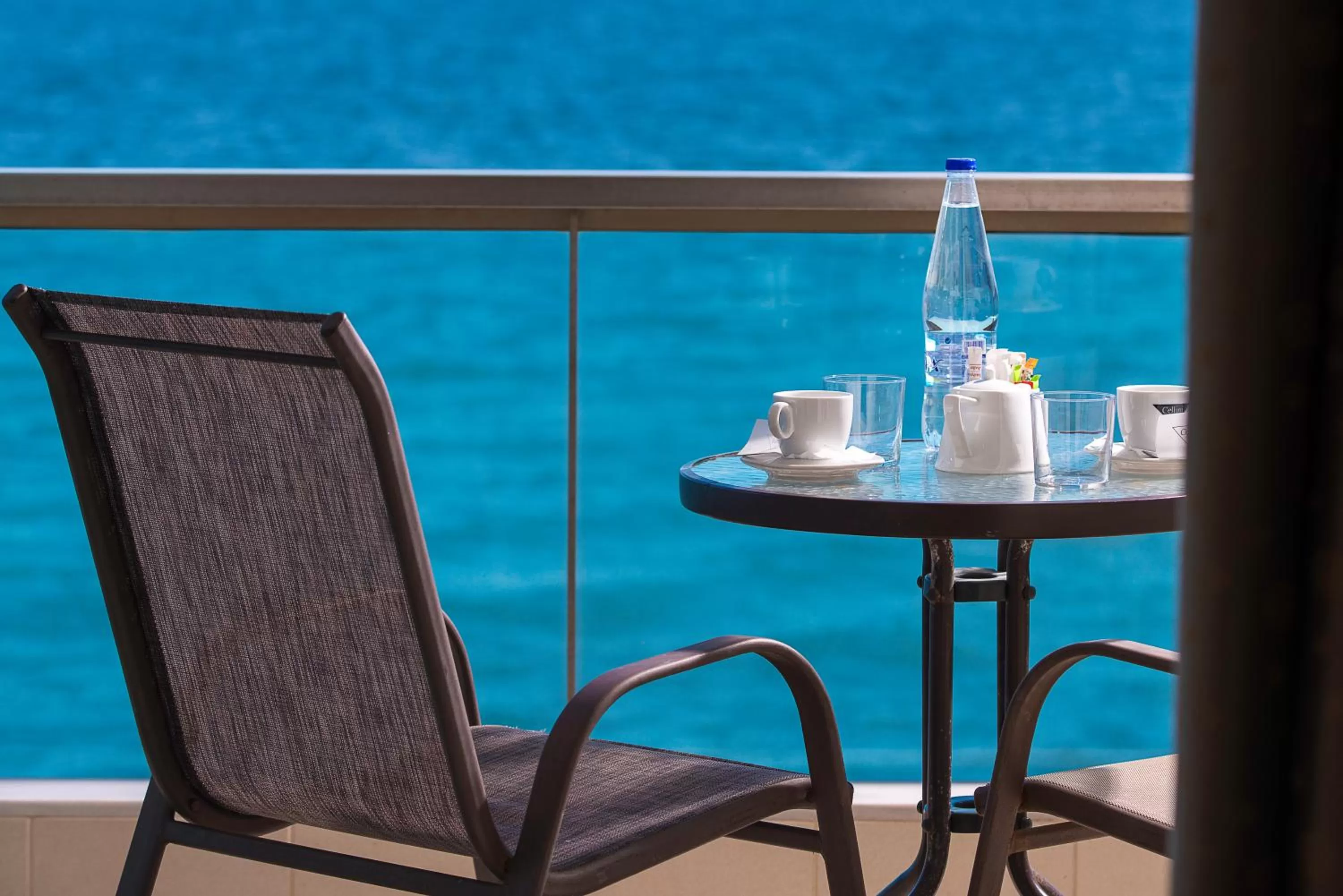 Balcony/Terrace in Hotel Aigli