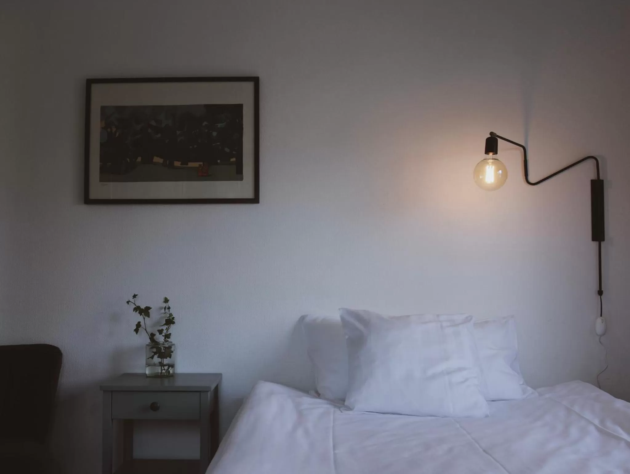 Bed in Hotell Villa Borgen