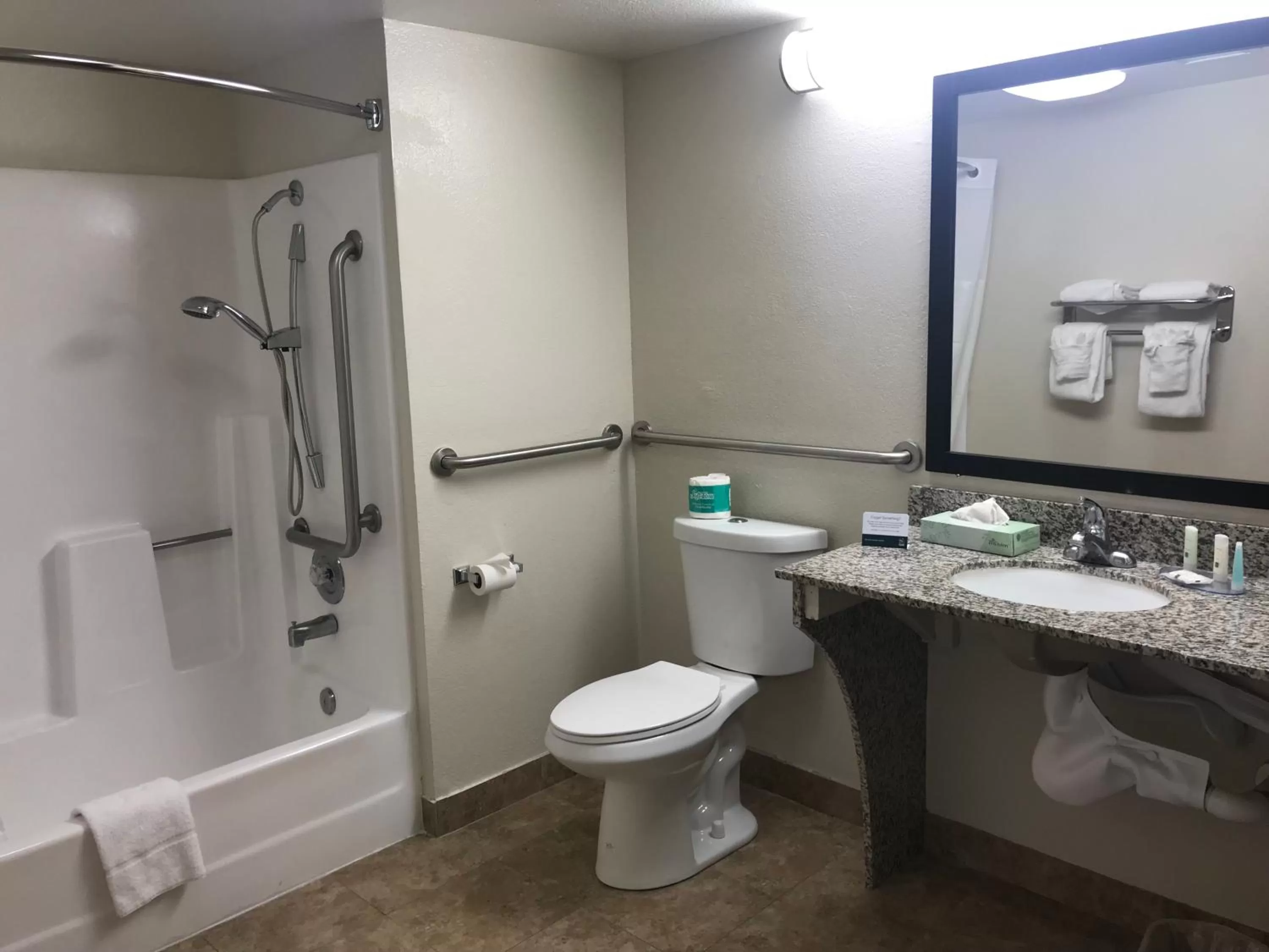 Toilet in Quality Inn & Suites near Downtown Mesa