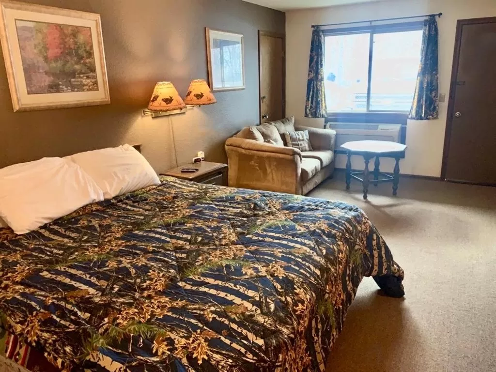 Bed in Hidden Lake Resort