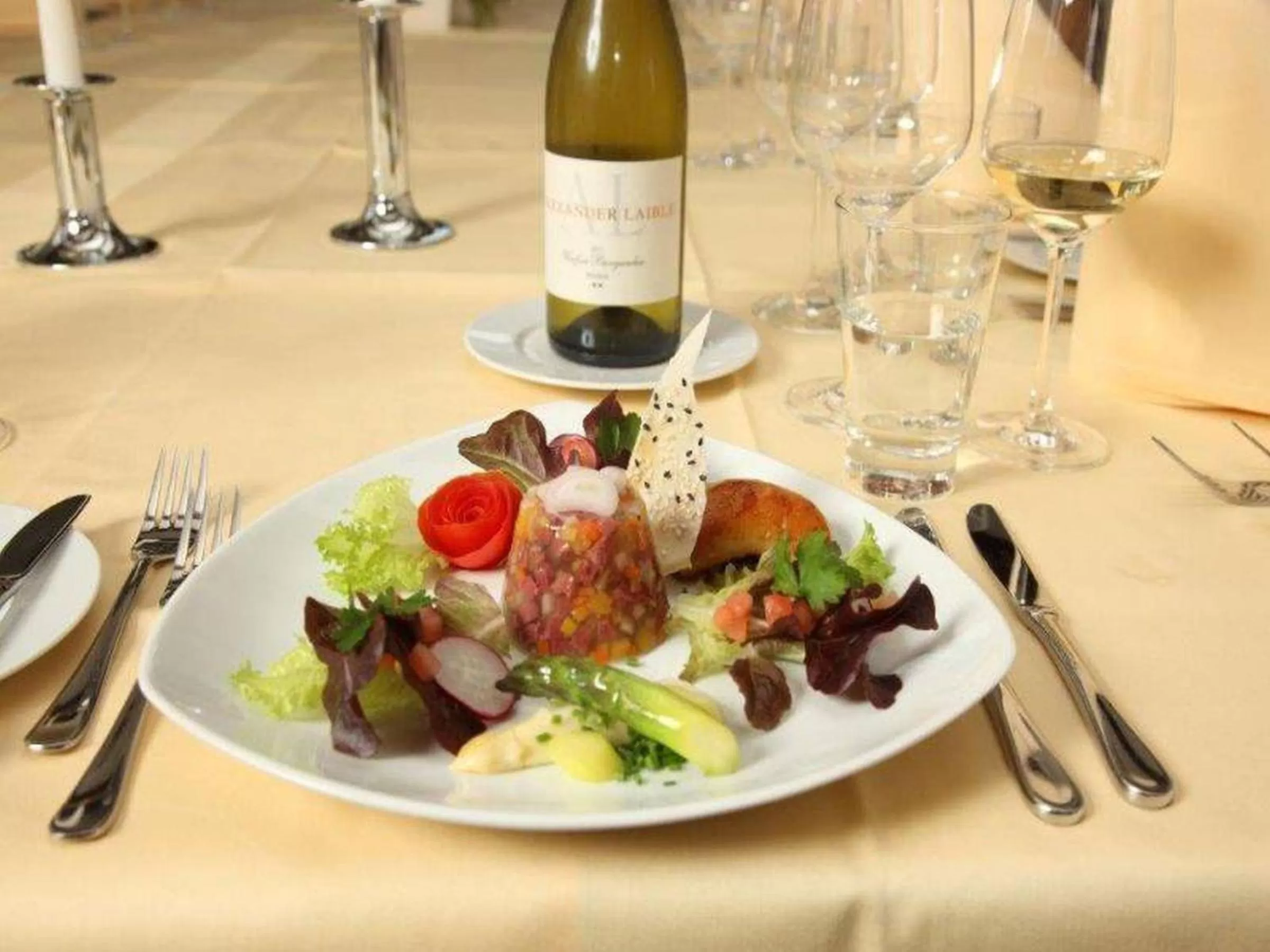 Lunch and Dinner in Restaurant & Appartements In Vino Veritas