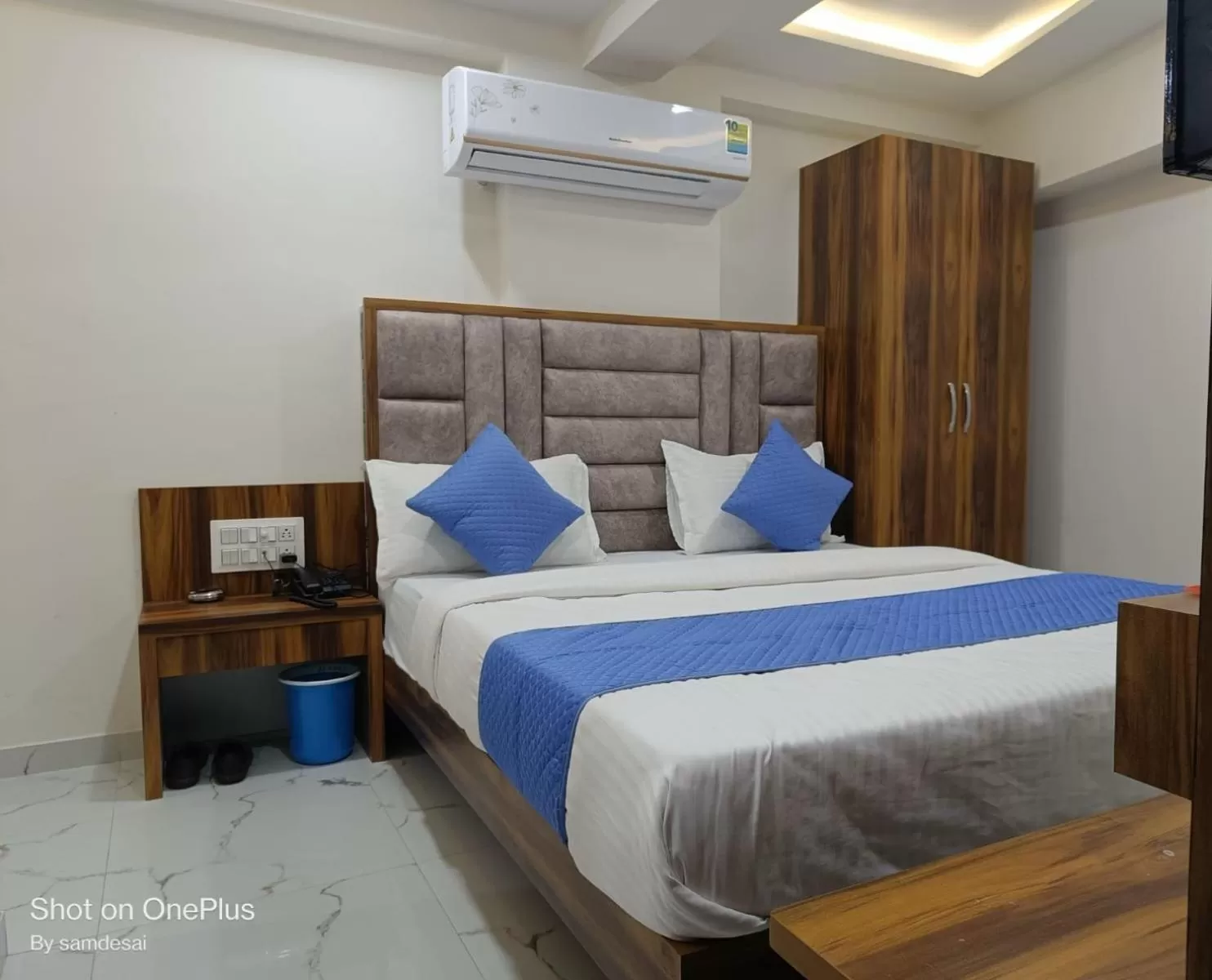 Bed in HOTEL ROYAL GRAND