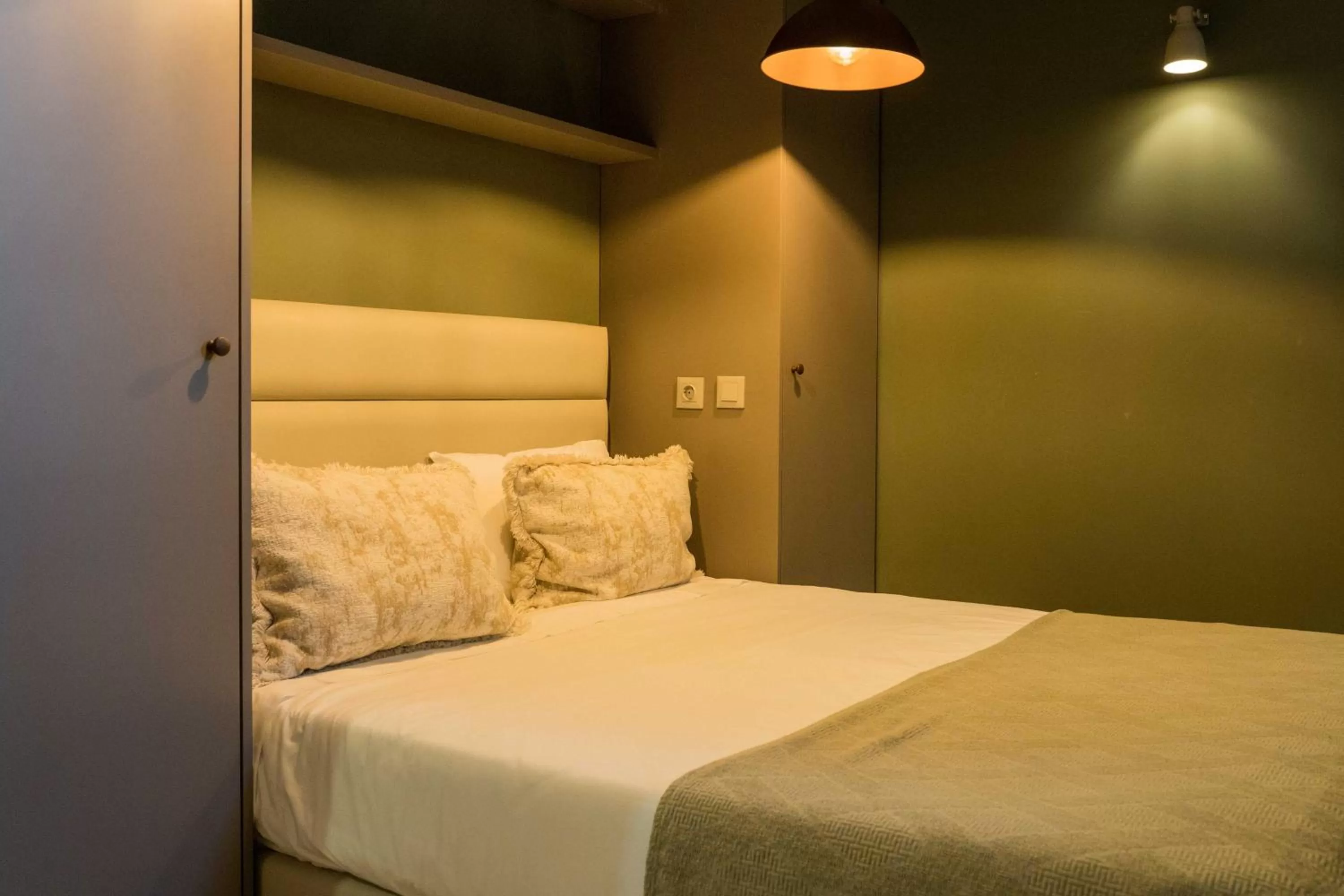 Bed in Olive Nature – Tourism Apartments