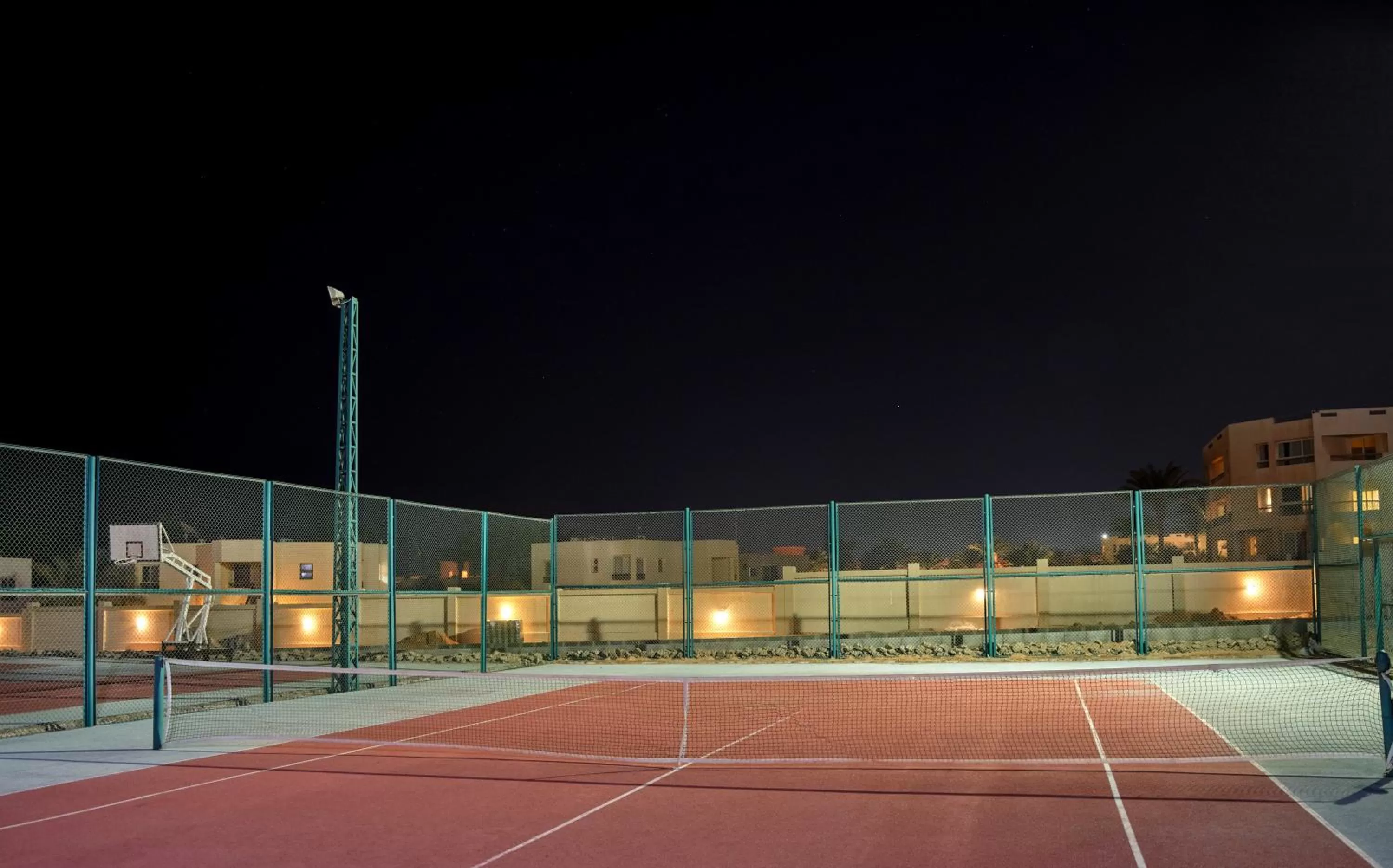Tennis court in Coral Sea Waterworld Sharm El Sheikh
