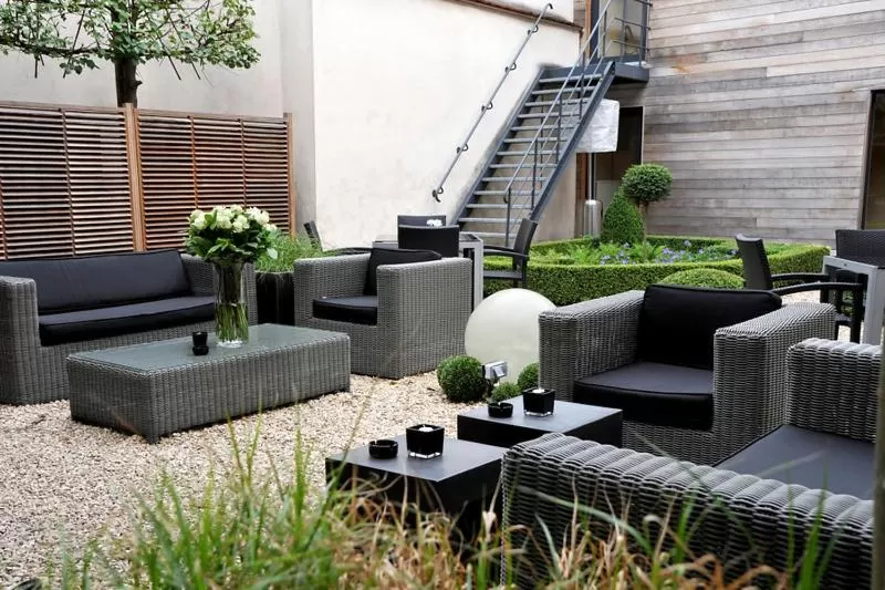 Balcony/Terrace in Flanders Hotel