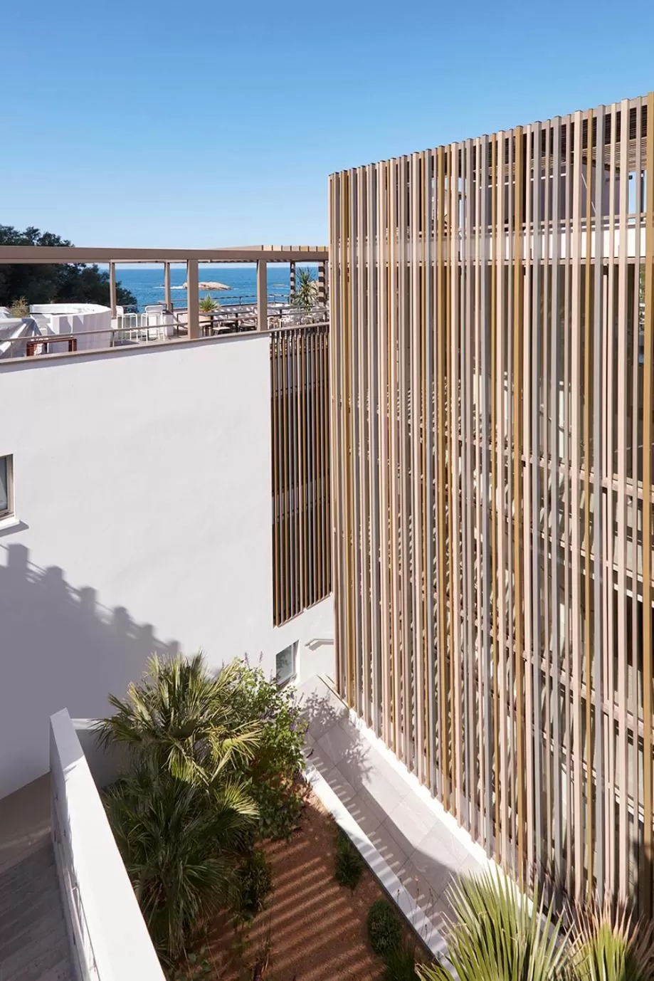 Property building in Hôtel de La Plage