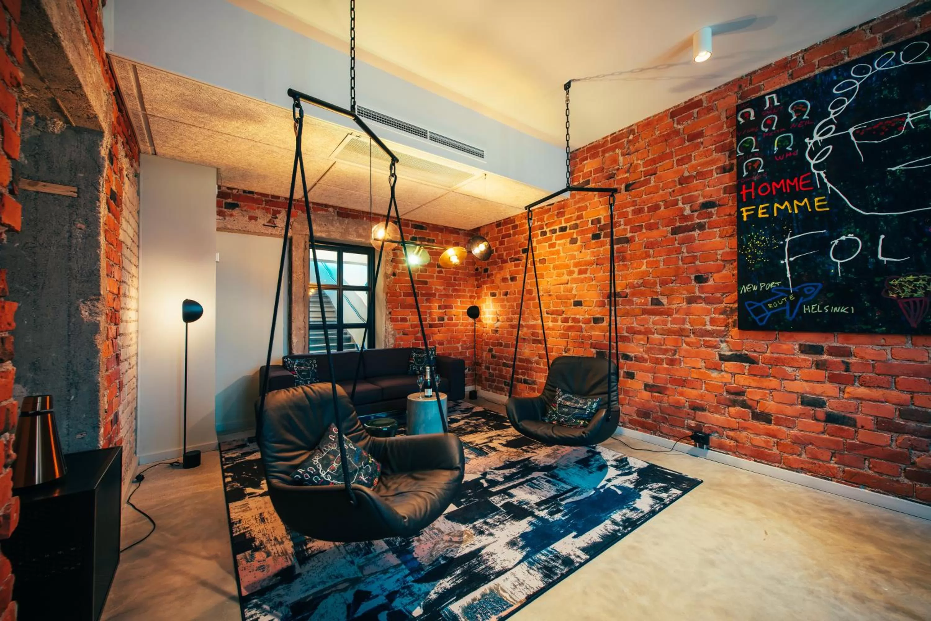 Lounge or bar in The Folks Hotel Konepaja