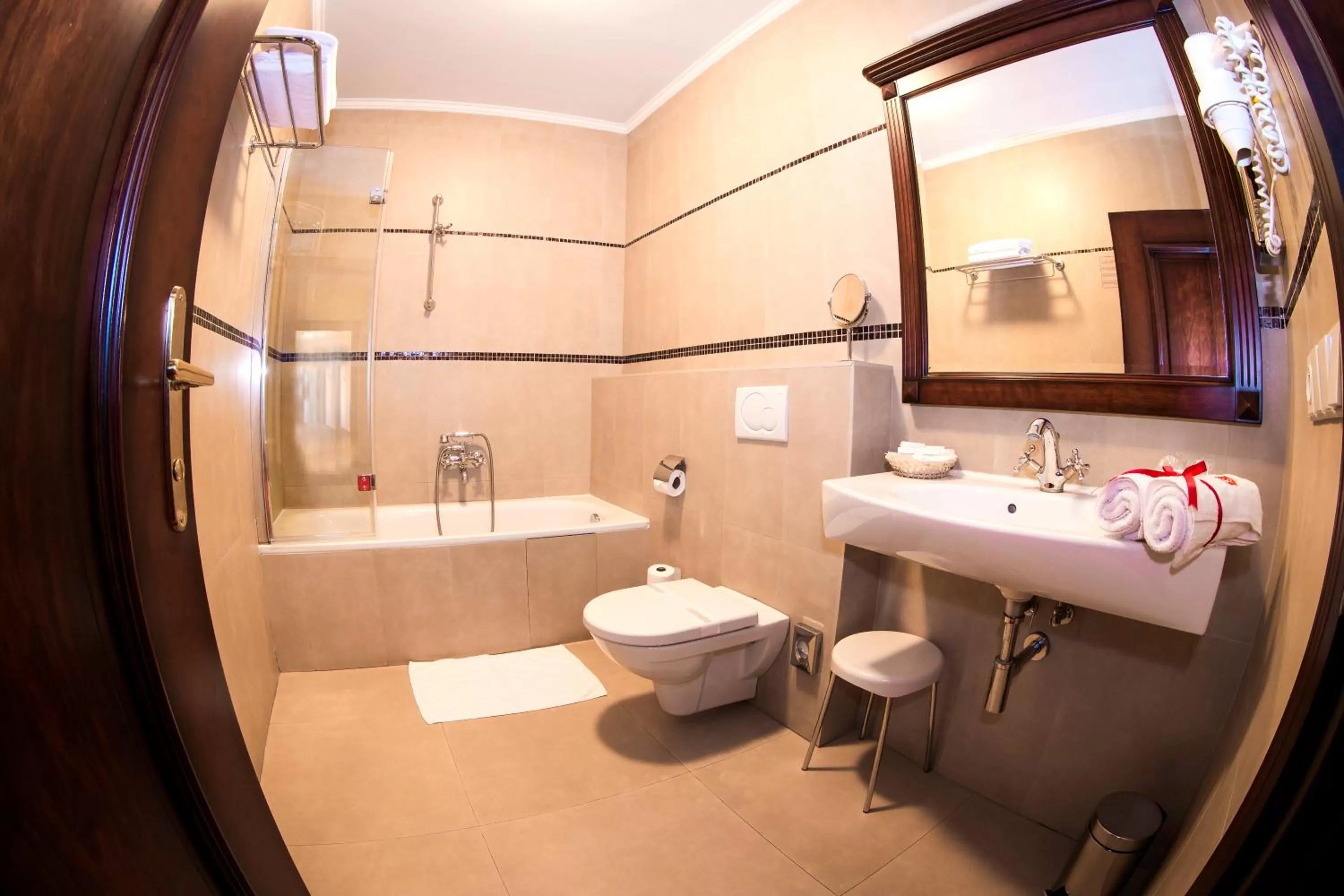 Bathroom in Hotel U Krále