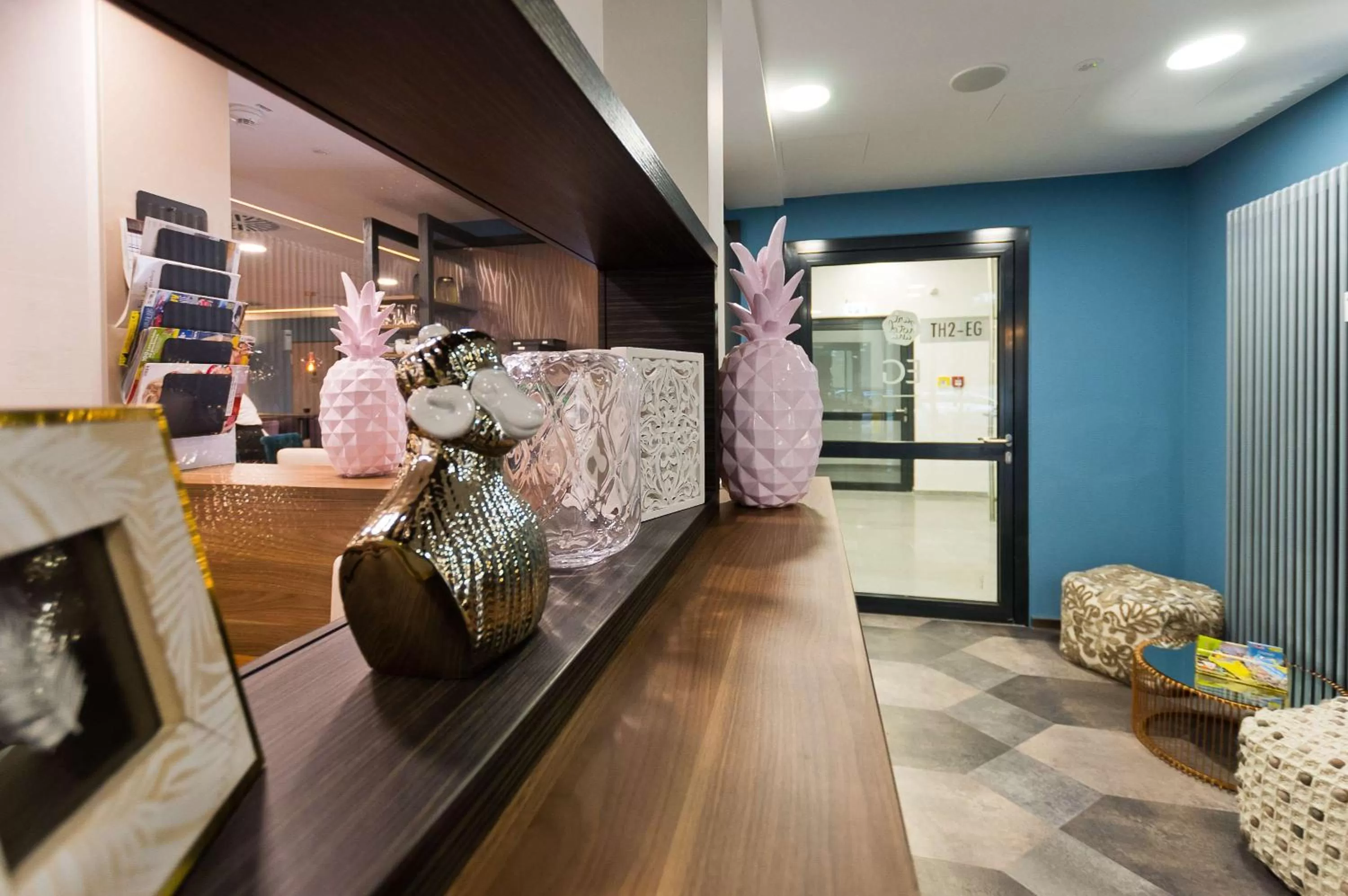 Lobby or reception in elaya hotel munich city