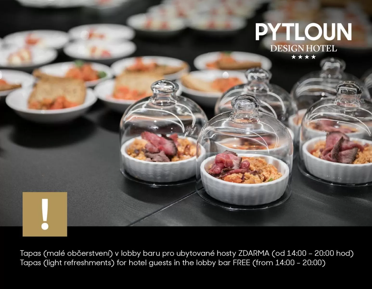 Food in Pytloun Design Self Check-in Hotel