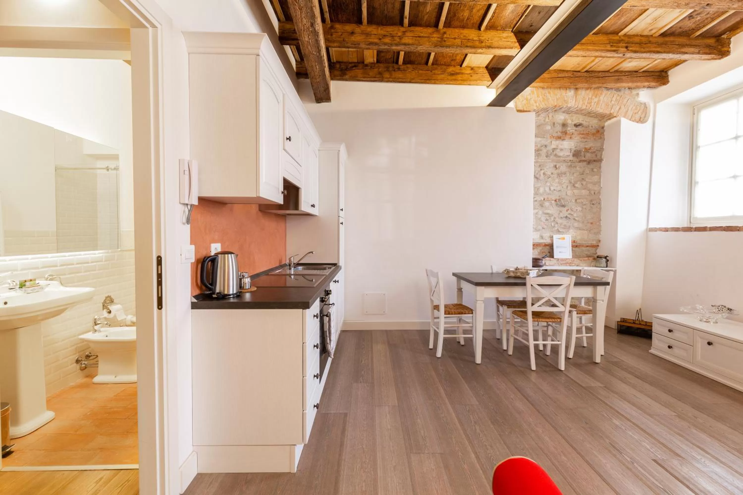 Kitchen or kitchenette in Residence Corte San Carlo