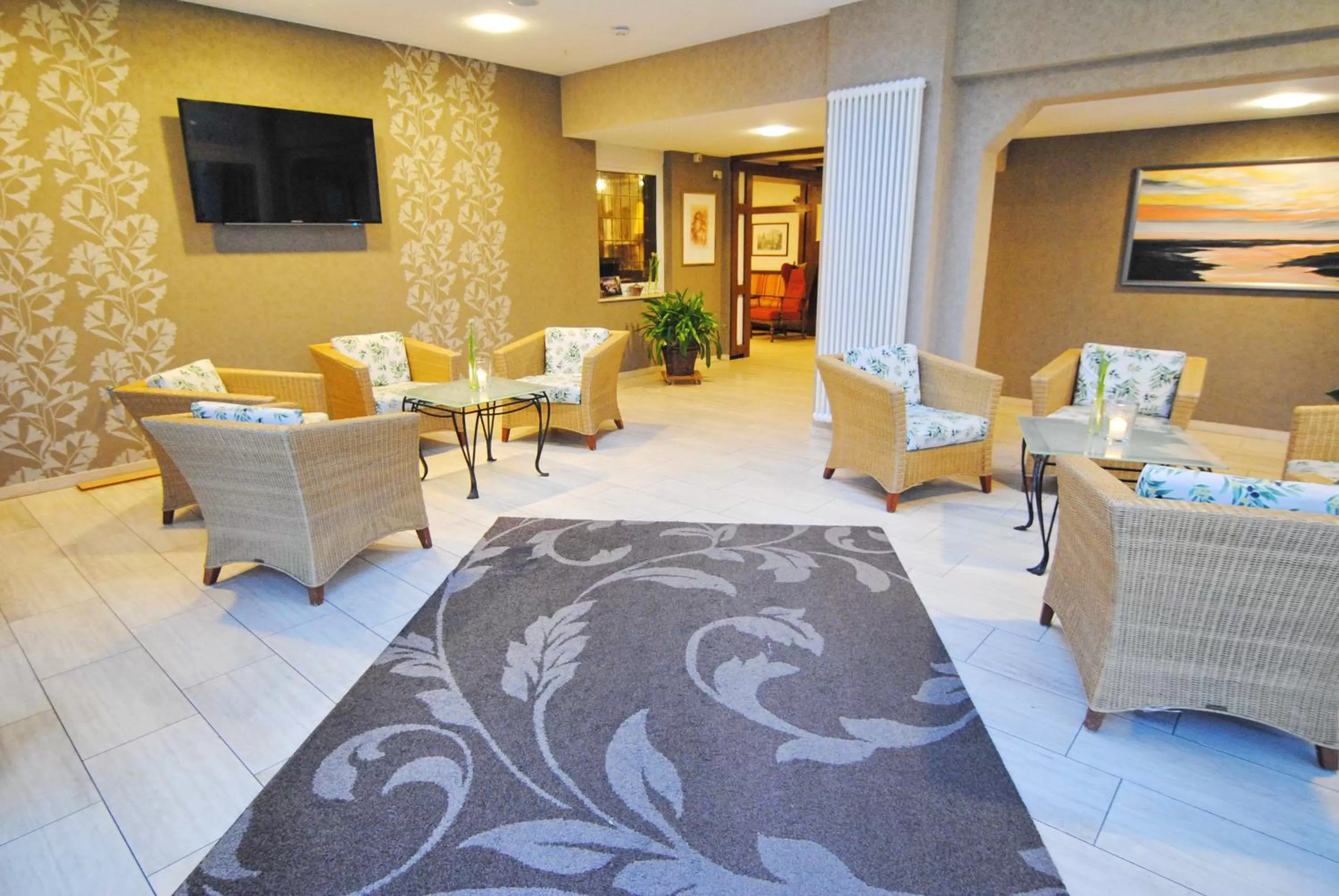 Lobby or reception in Hotel Paulsen