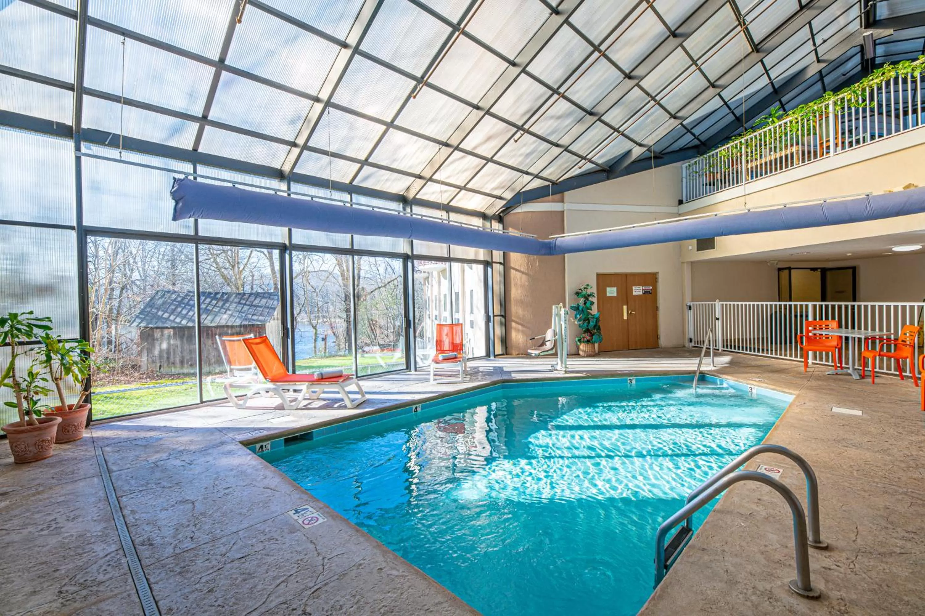 Pool view in River Bend Inn - Pigeon Forge
