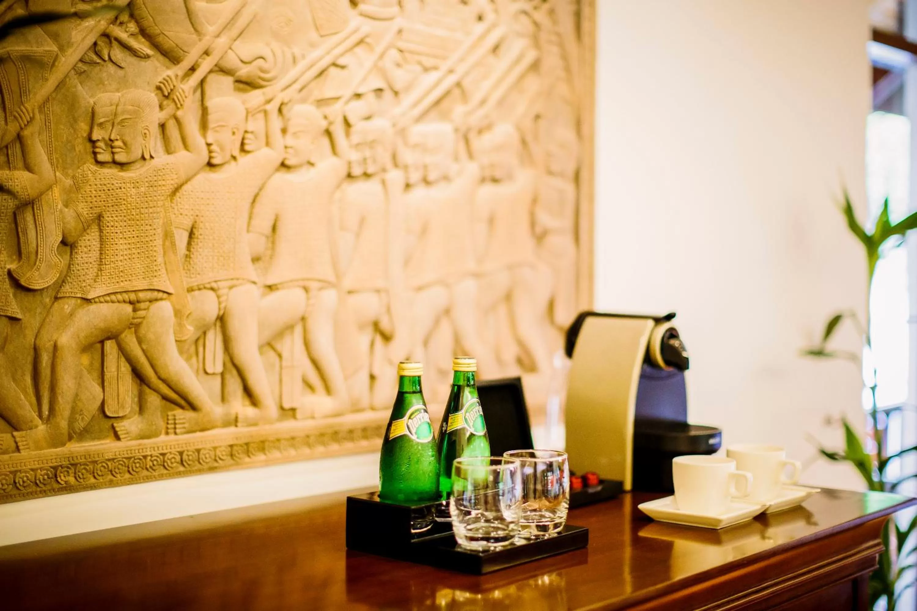 Shower in Anantara Angkor Resort