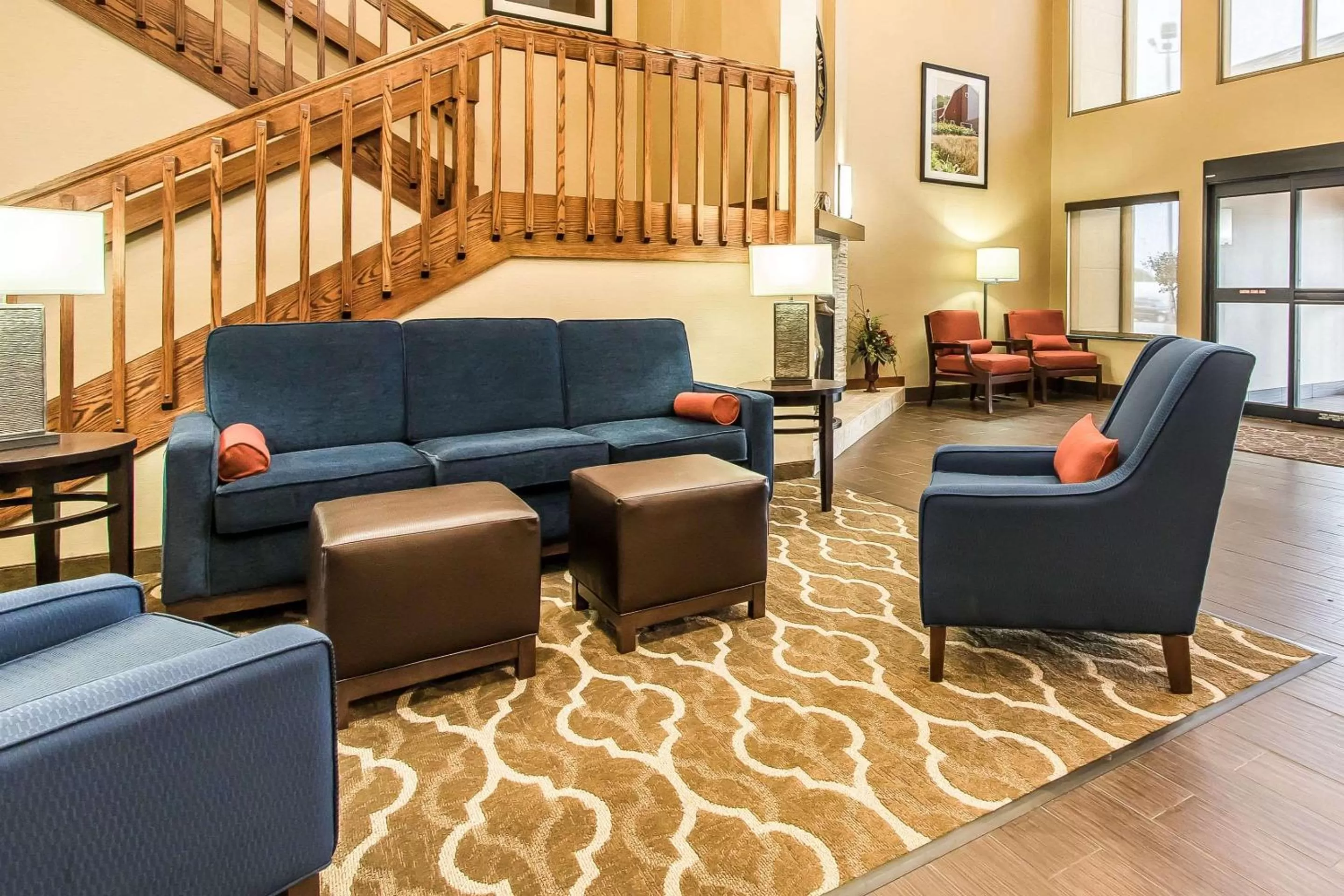 Lobby or reception in Comfort Suites Effingham Central