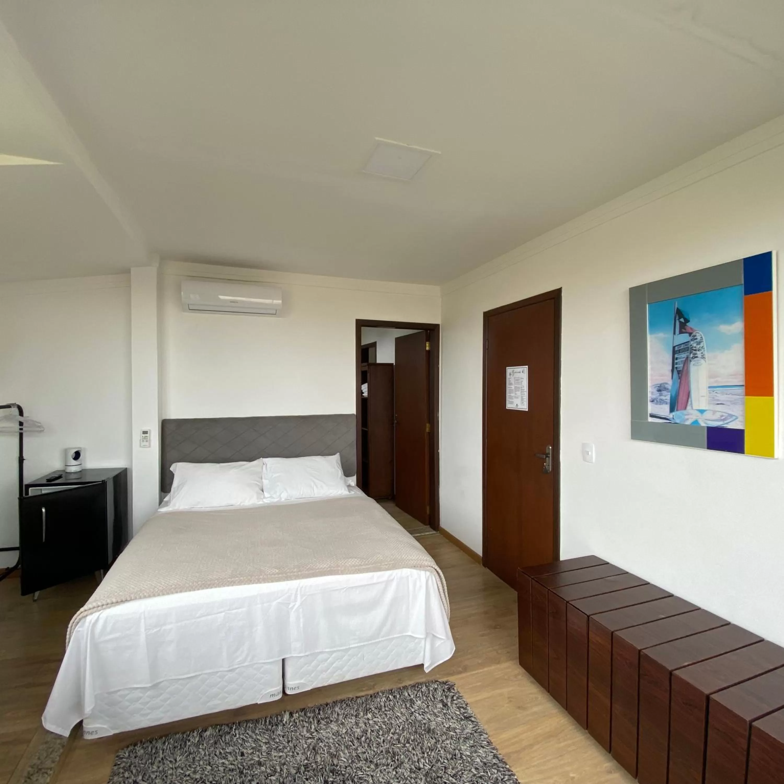 Bed in Pousada Casa da Praia