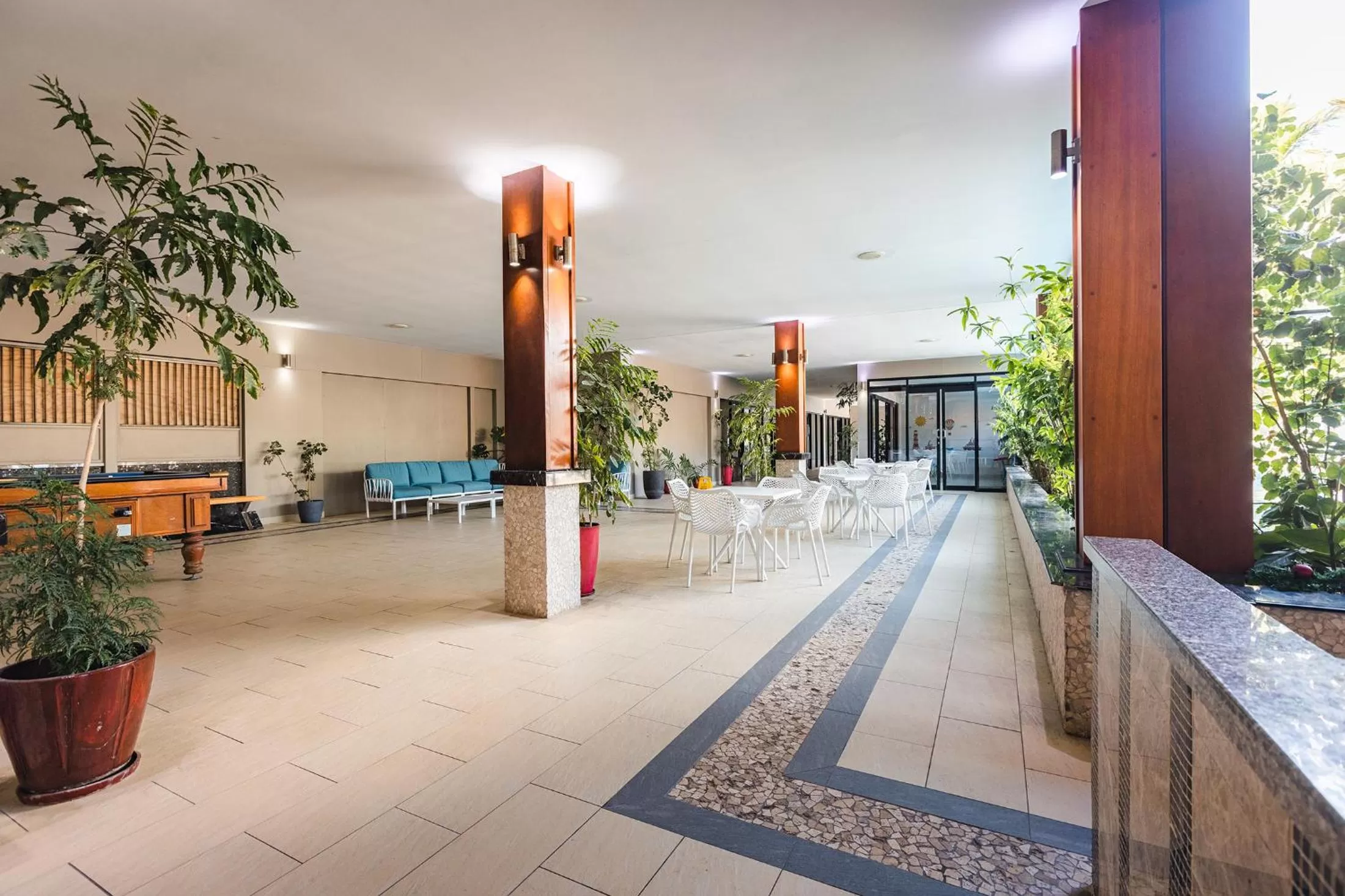 Seating area in Fitzroy Island Resort