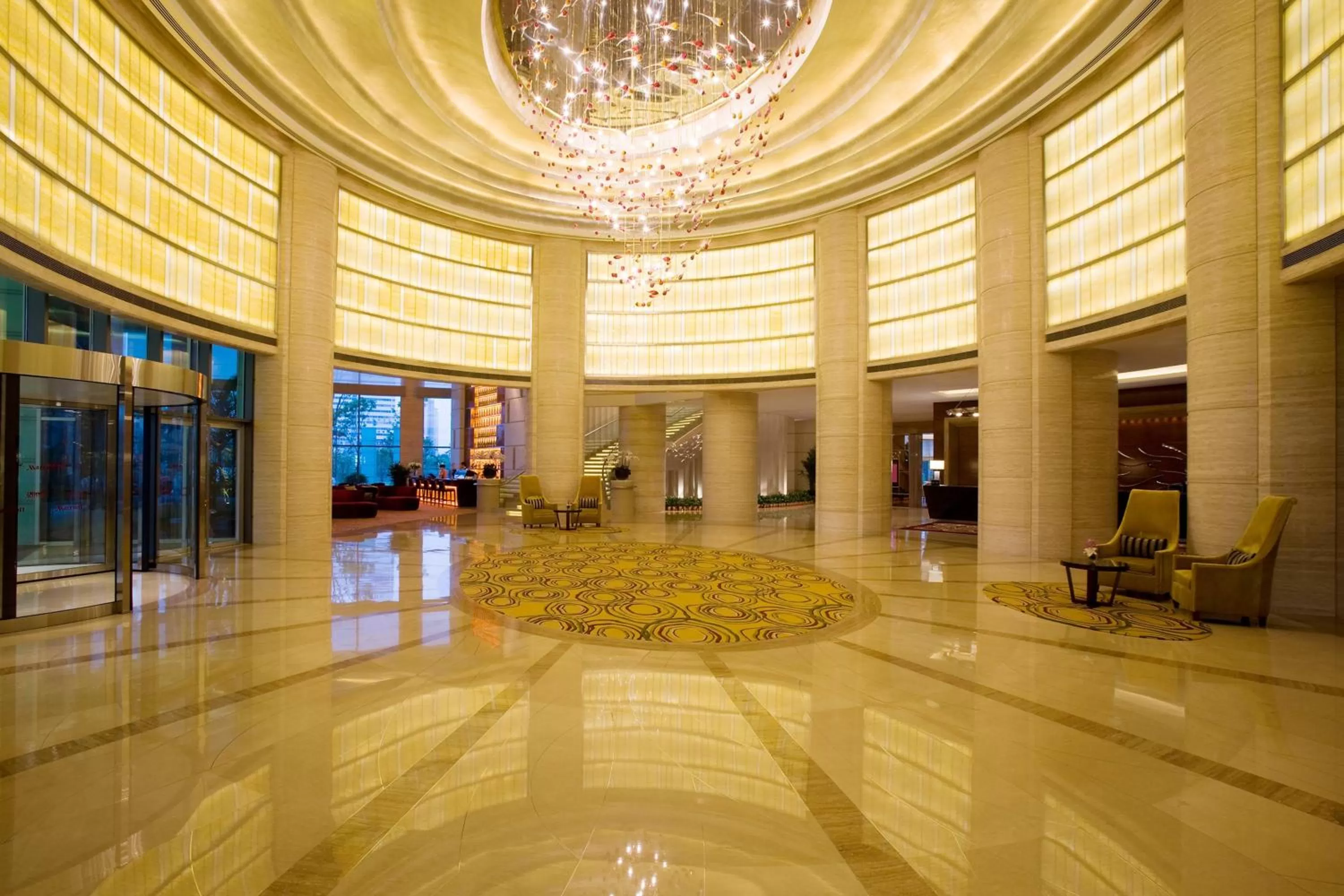 Lobby or reception in Ningbo Marriott Hotel