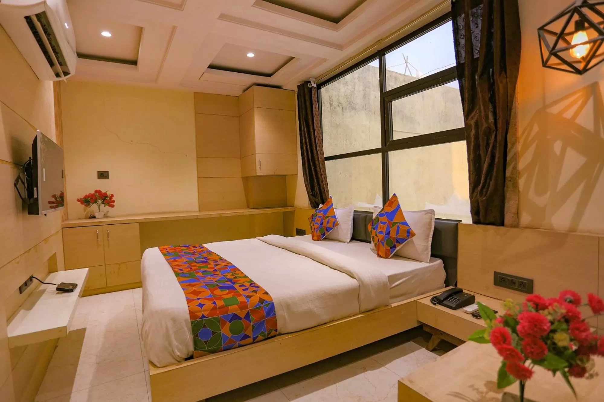 Bed in FabHotel Sun Park