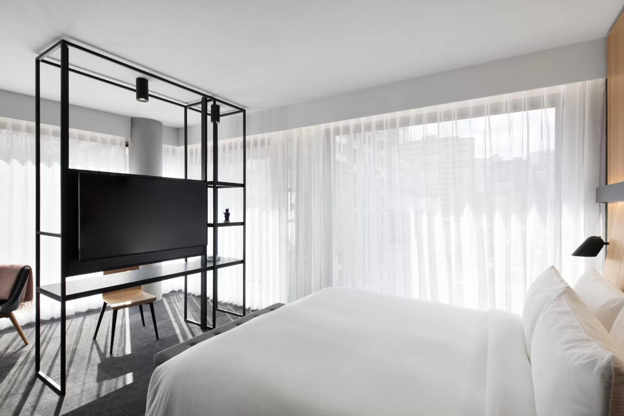 Bed in Hotel Monville