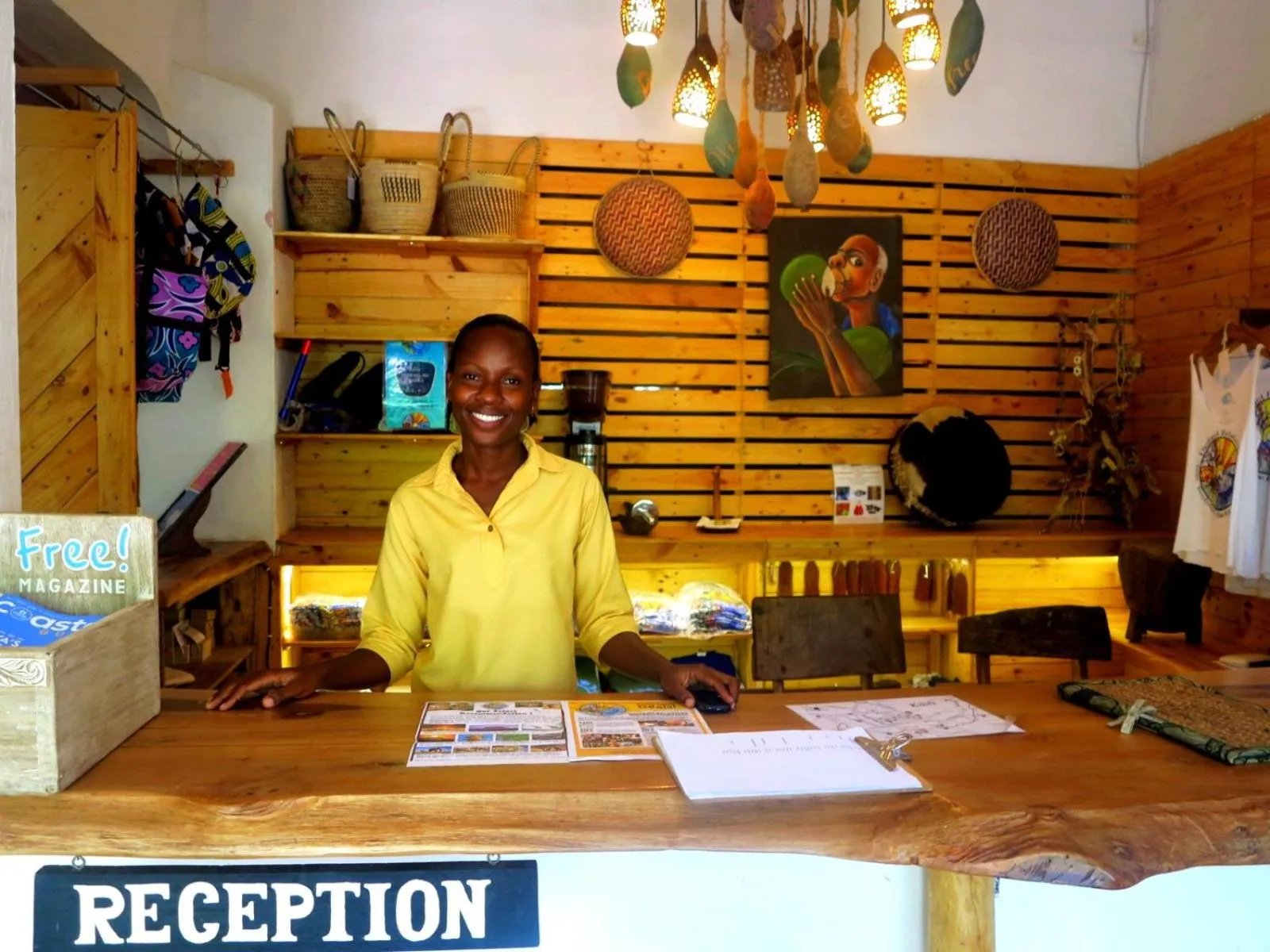 Lobby or reception in Distant Relatives Ecolodge & Backpackers