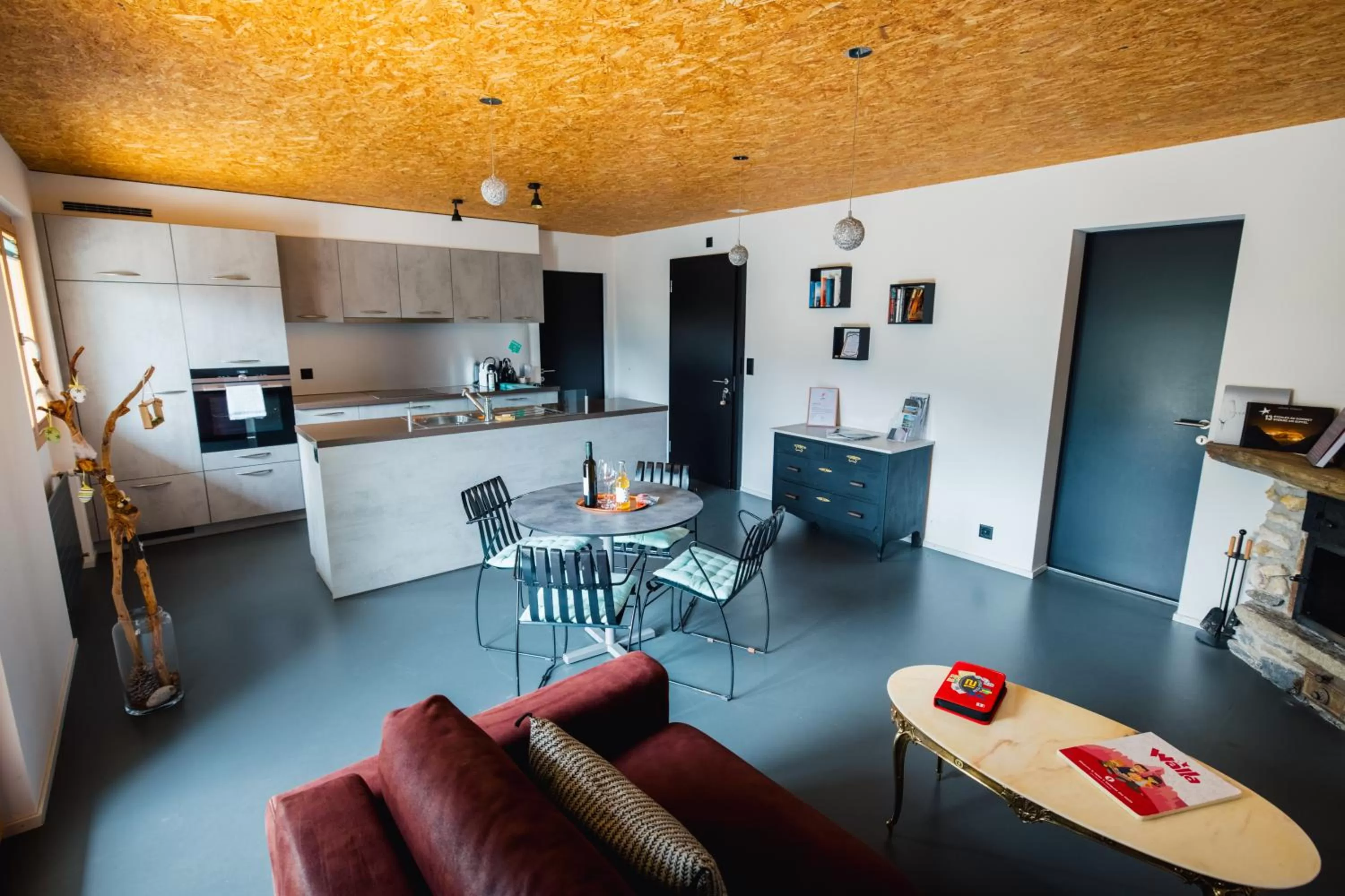 Dining area in B&B La Forge de Diogne - luxury and cosy alpine lodge