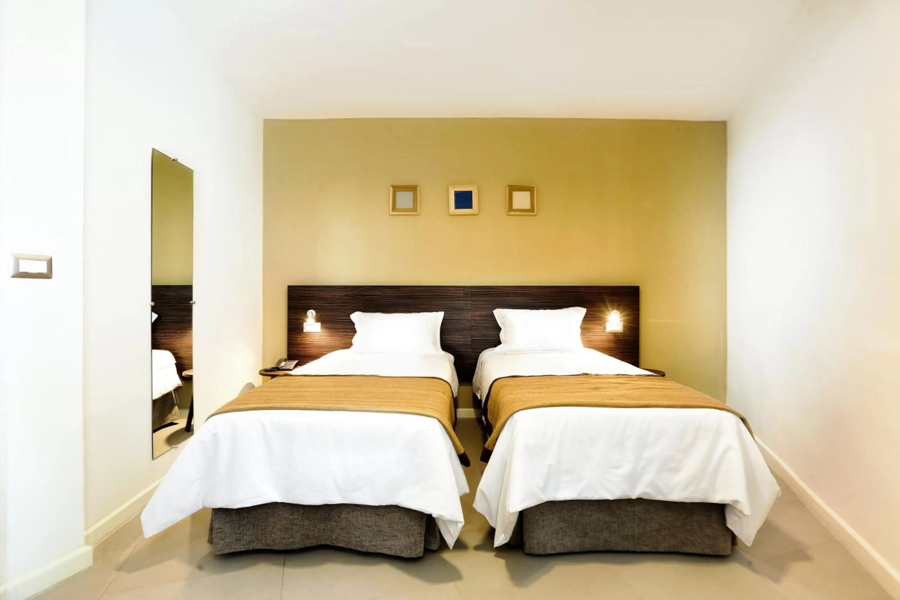 Decorative detail, Bed in Hotel La Villette