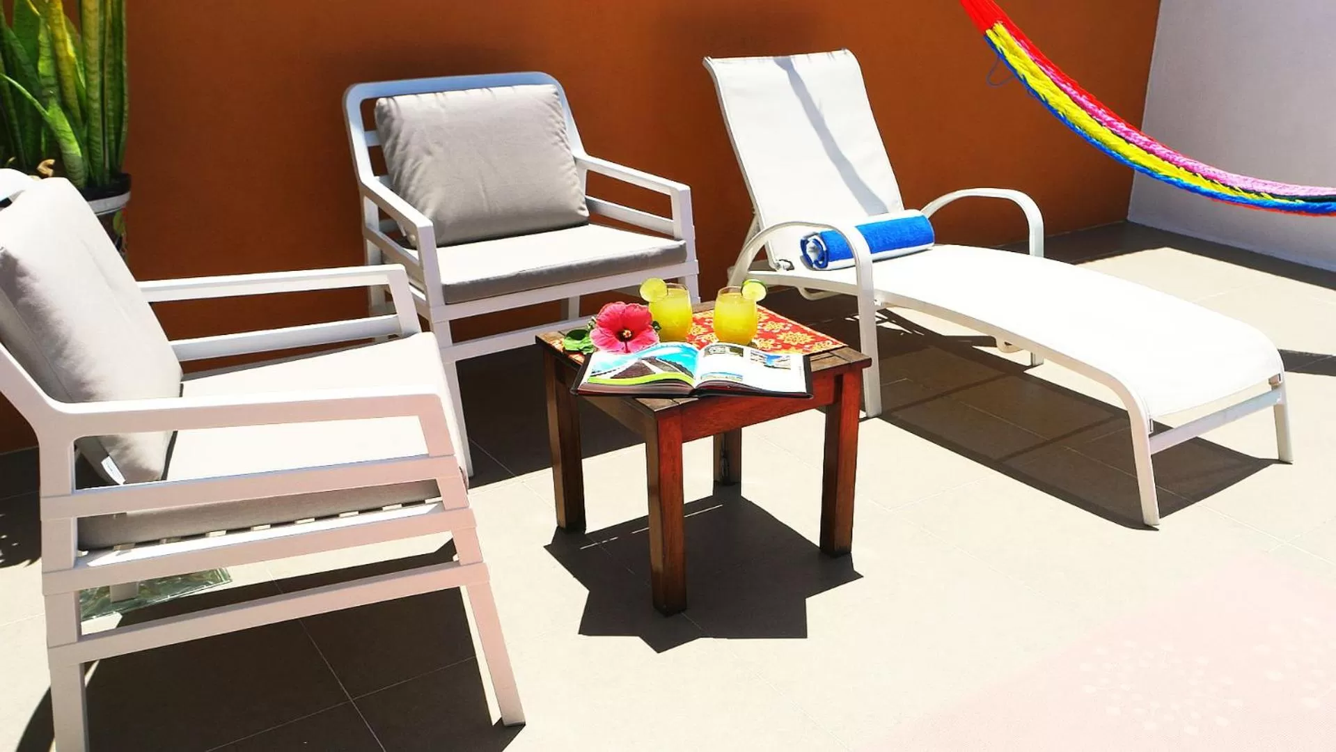 Balcony/Terrace in Merida Santiago Hotel Boutique