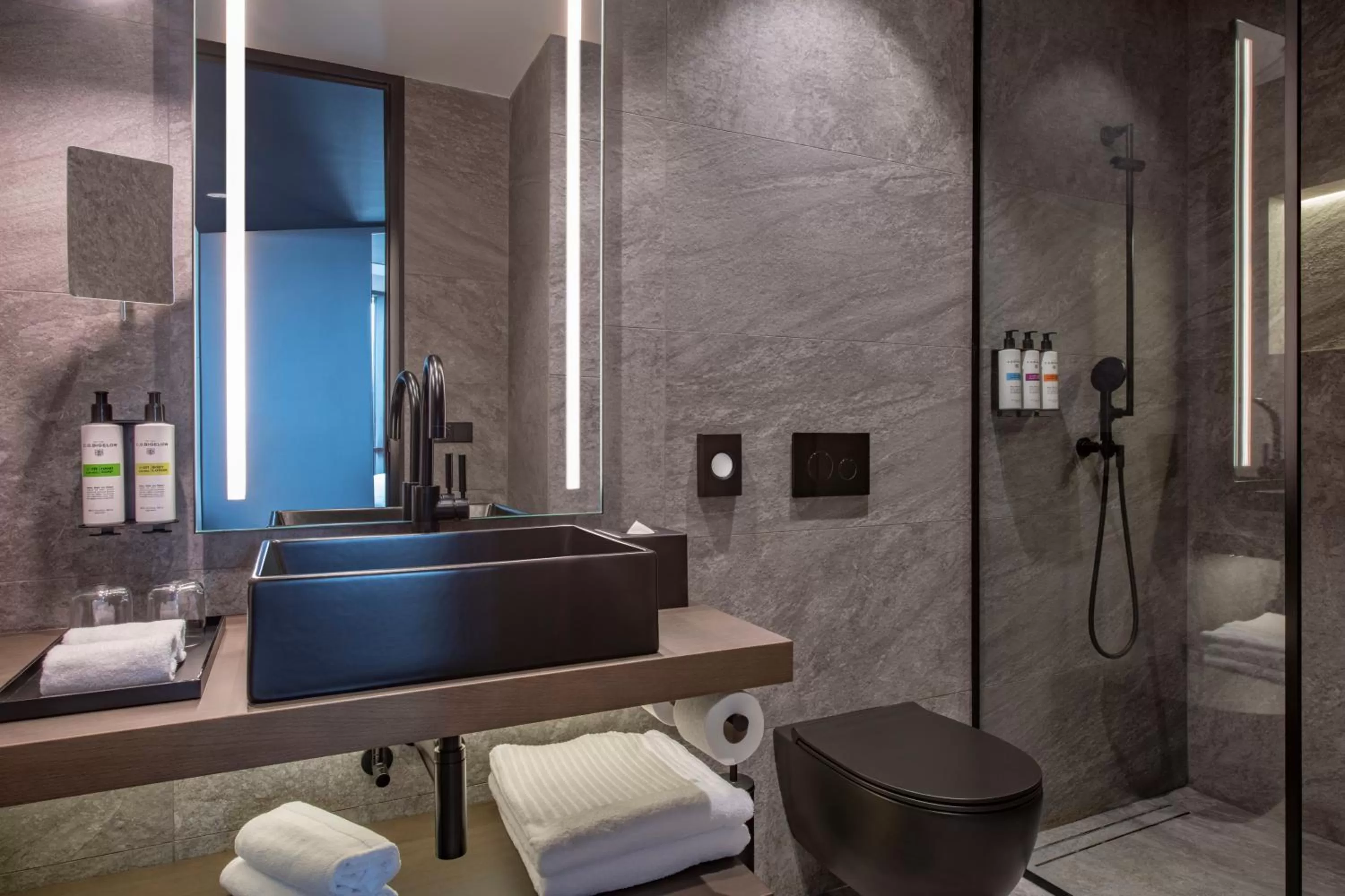 Bathroom in Pullman Tbilisi Axis Towers