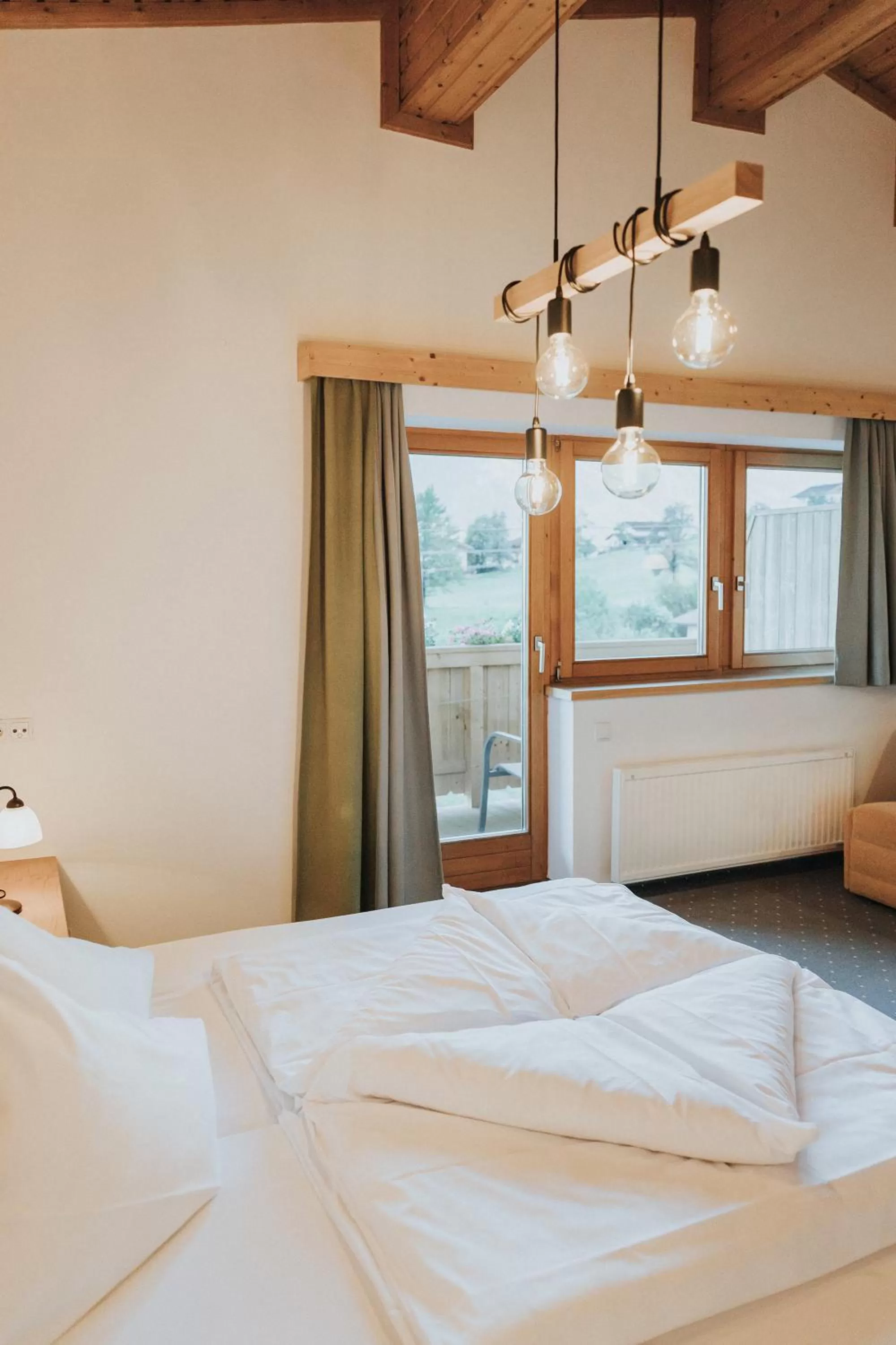 Bed in Hotel Silberfux