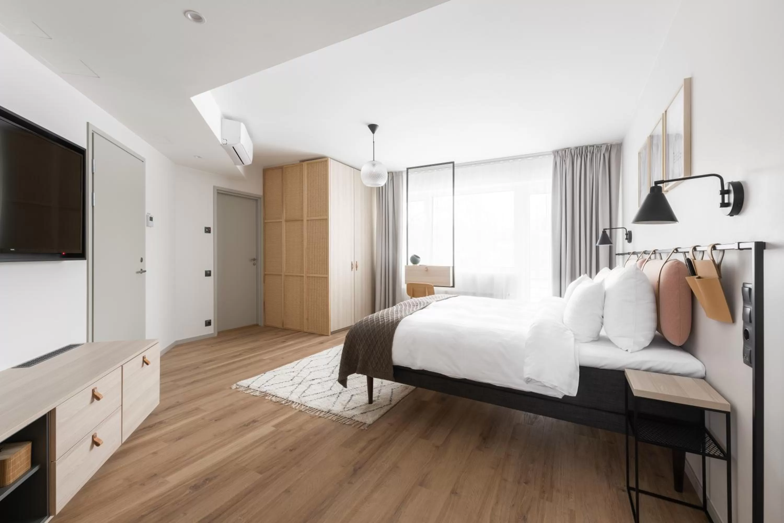 Bed in Oru Hub Hotel Tallinn - Handwritten Collection