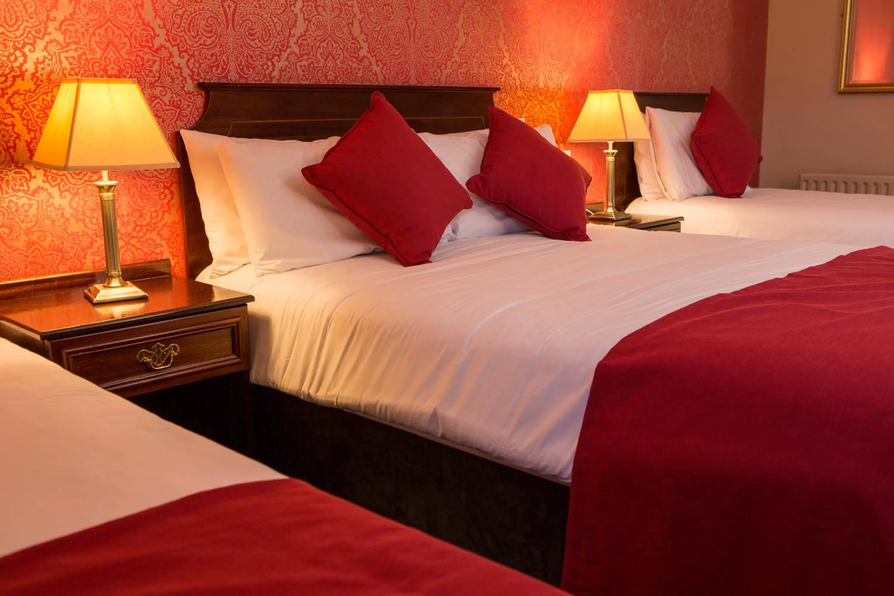 Decorative detail, Bed in Anner Hotel