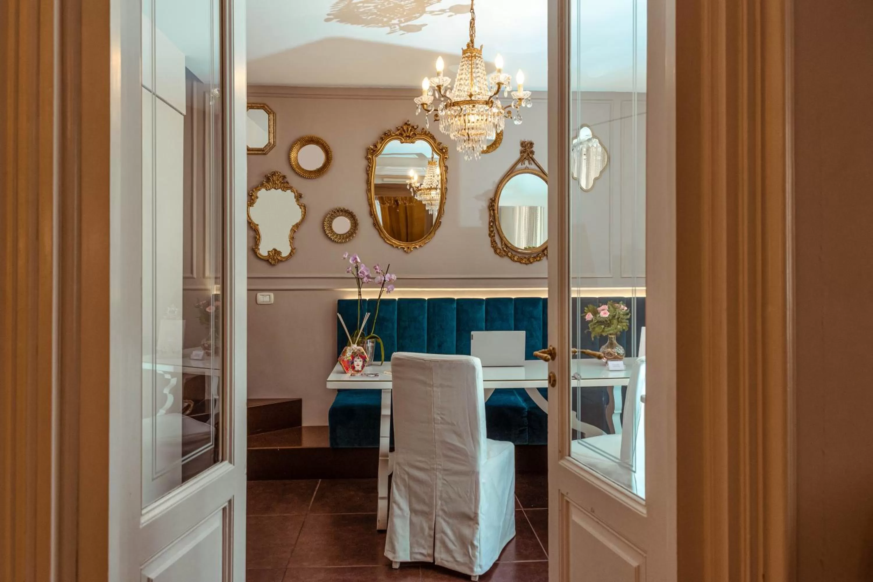 Lobby or reception in B&B Palazzo Cerami