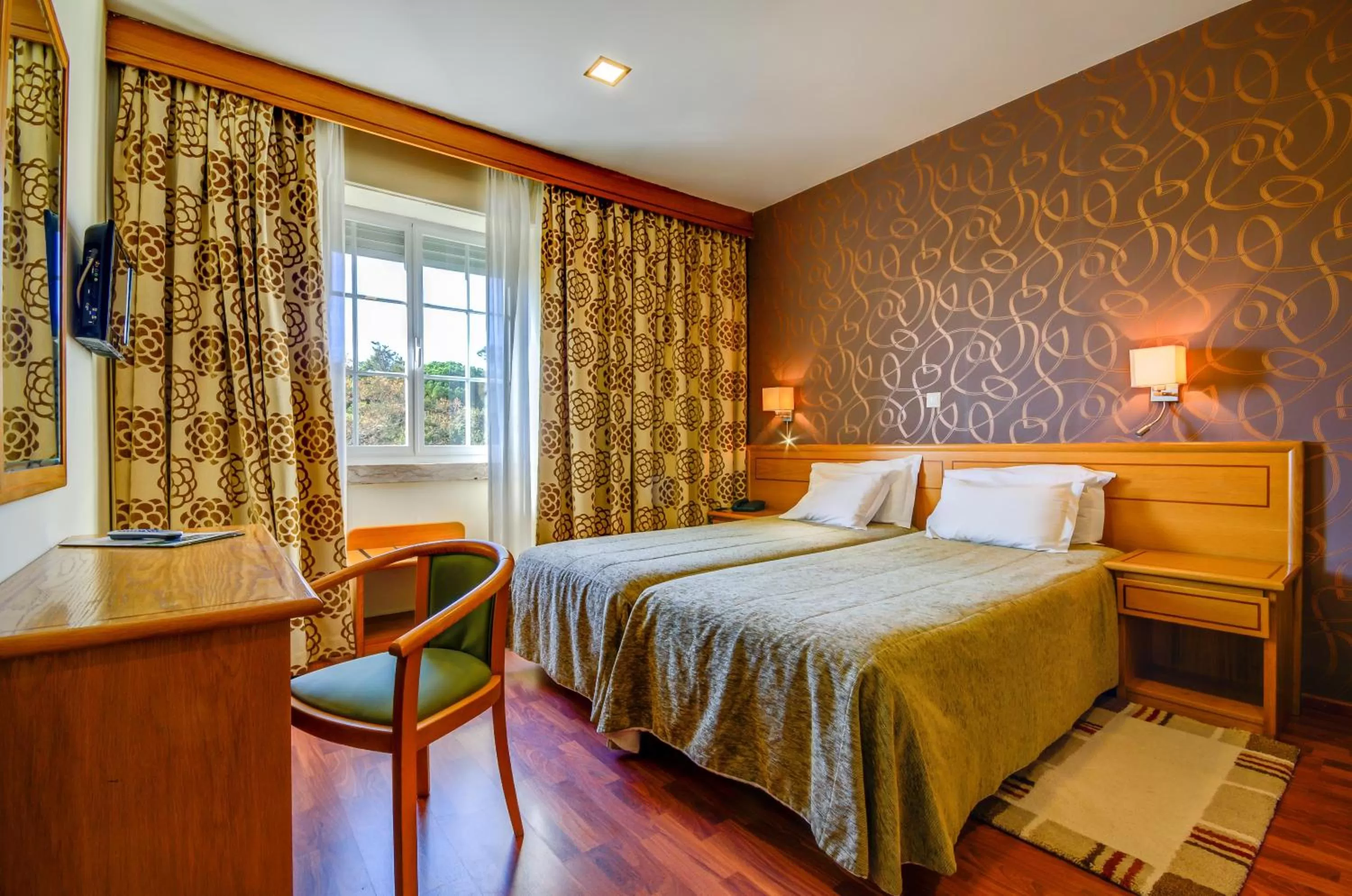 Bed in Hotel Avenida Park