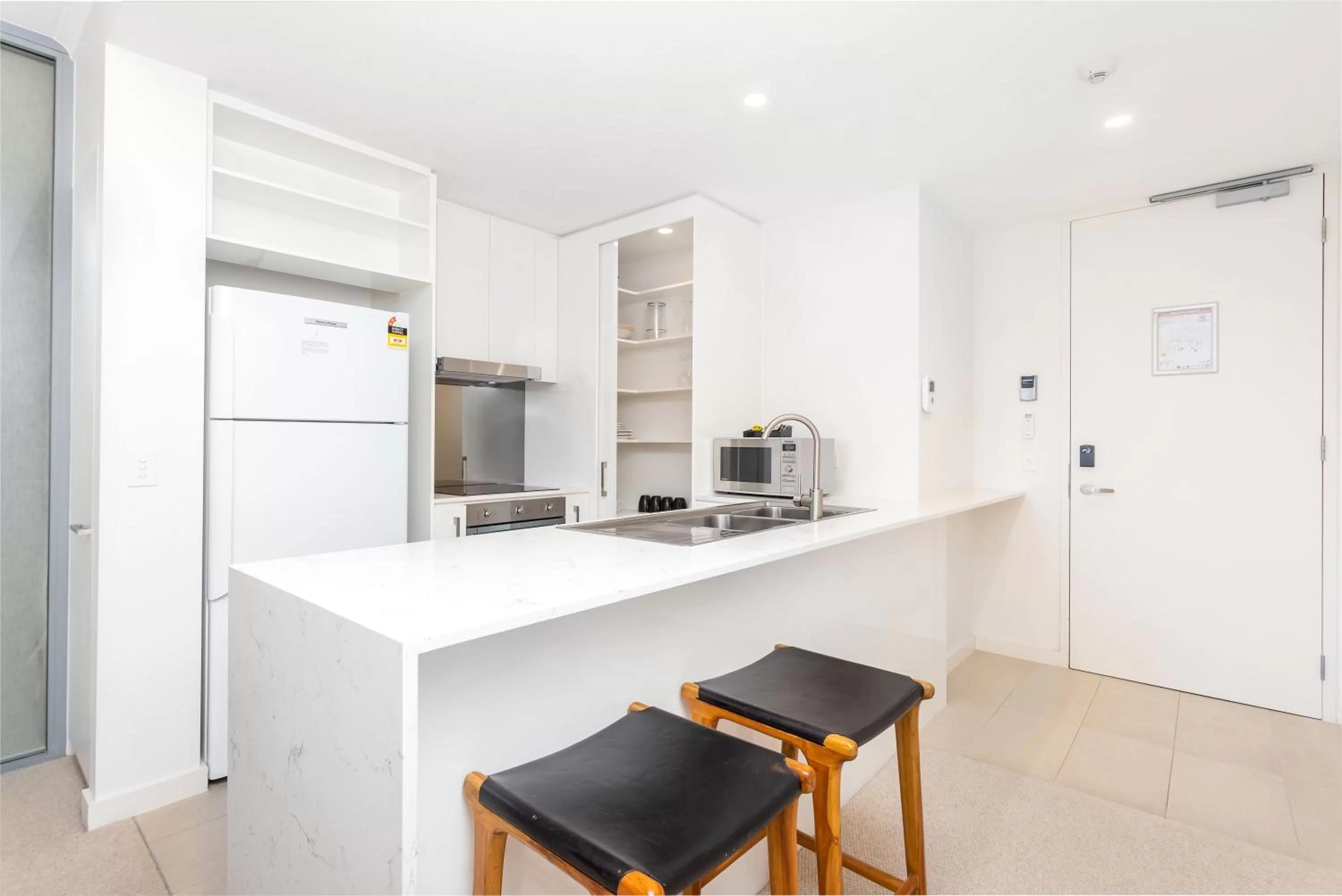 kitchen in Nautica Residences Fremantle