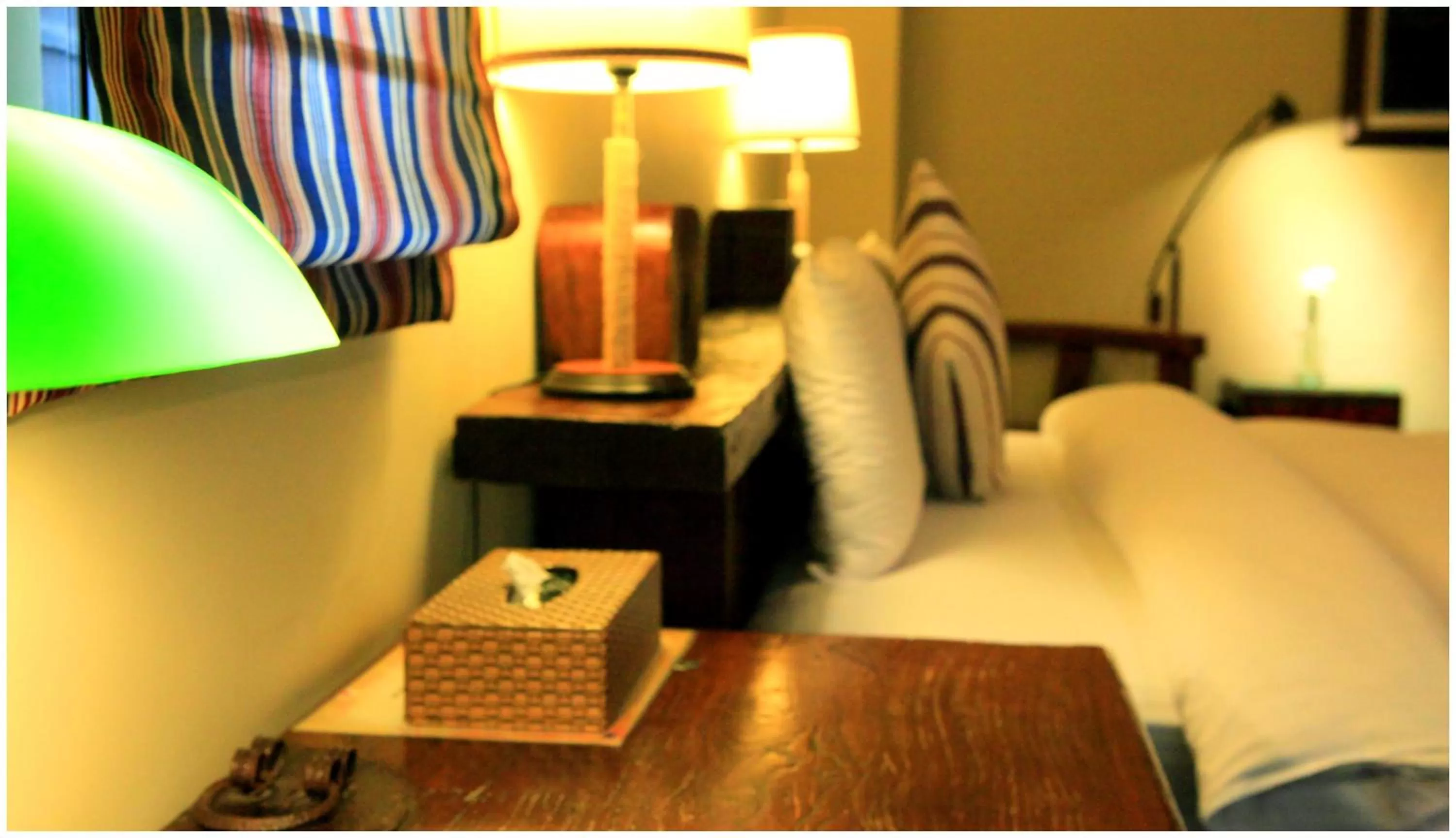 Decorative detail, Bed in Errantry Lodge & Studio