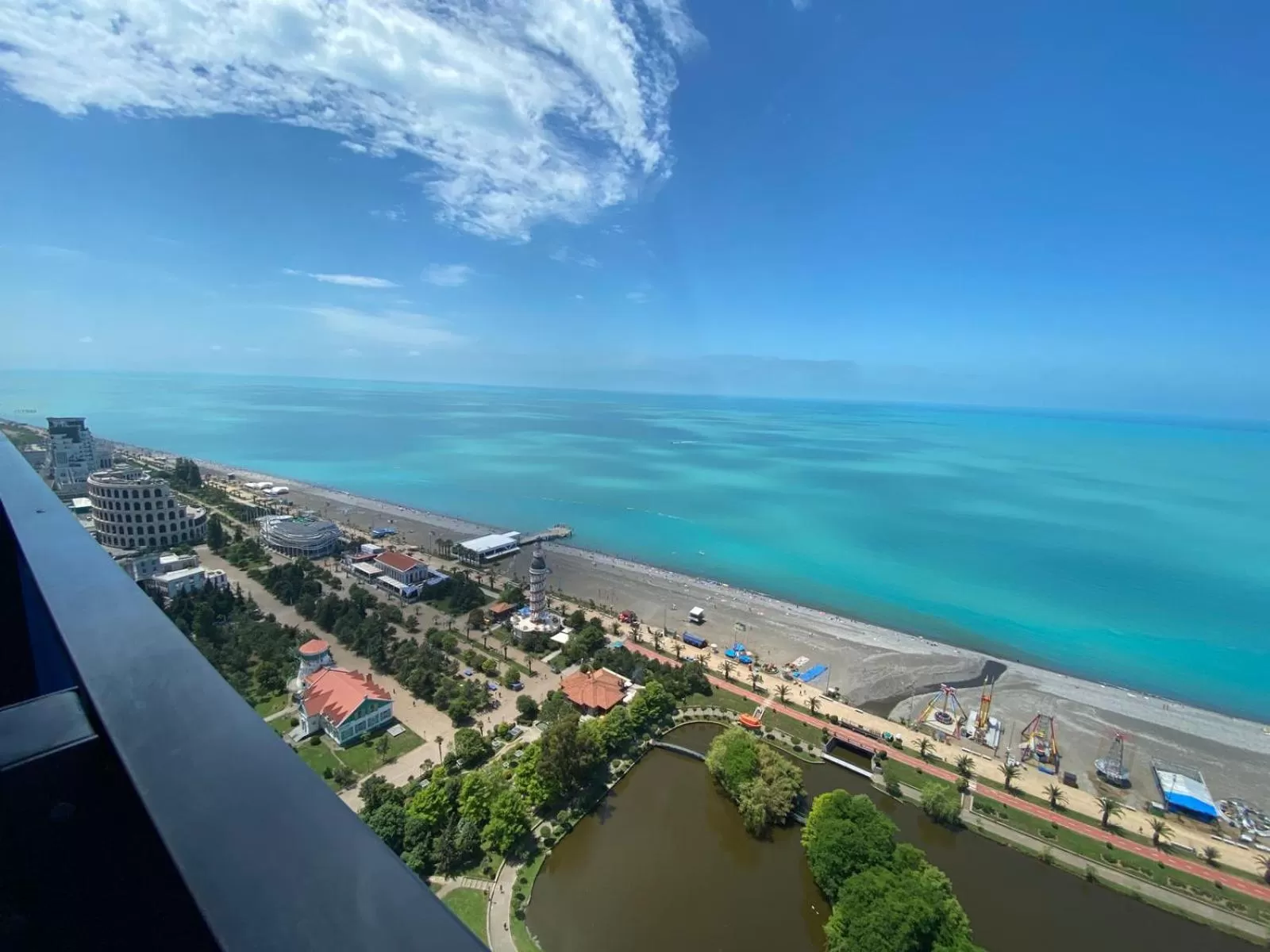 Sea view, Bird's-eye View in Special Apartments In Orbi City Batumi