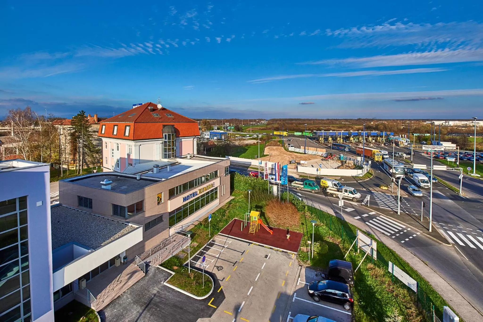Bird's-eye View in Hotel Europa