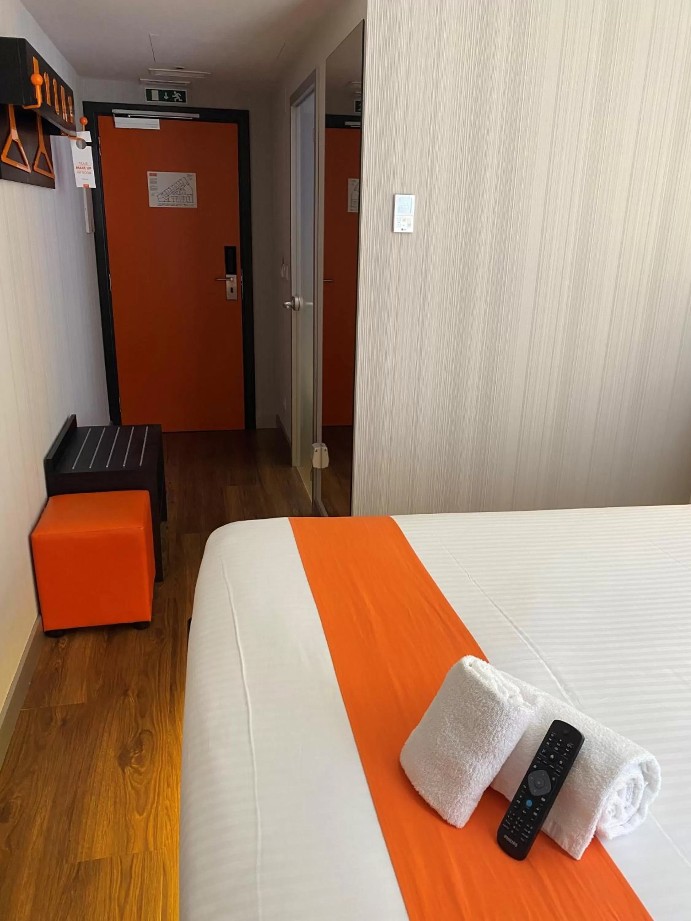 Bed in easyHotel Lisbon