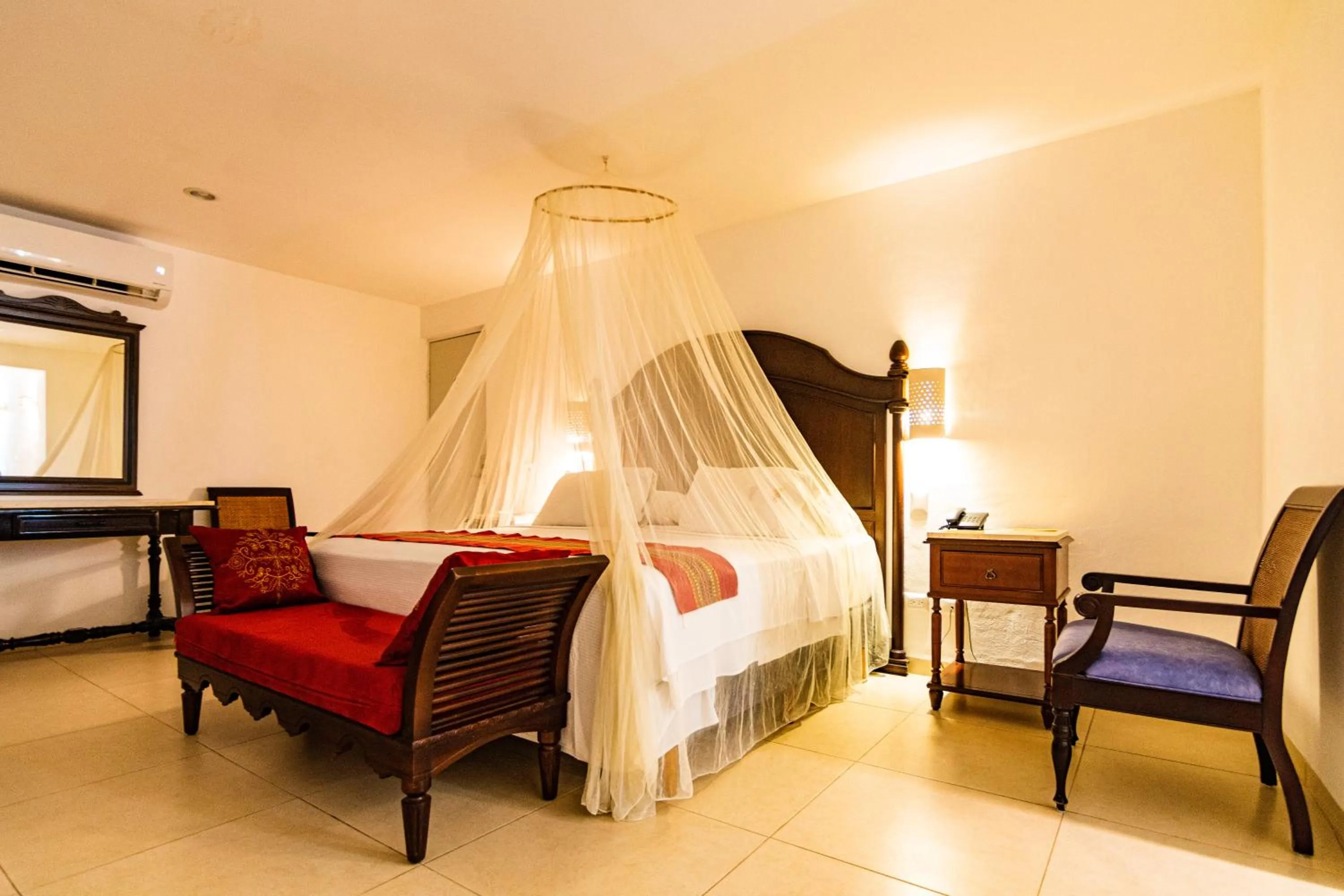 Bed in Hotel María Jose