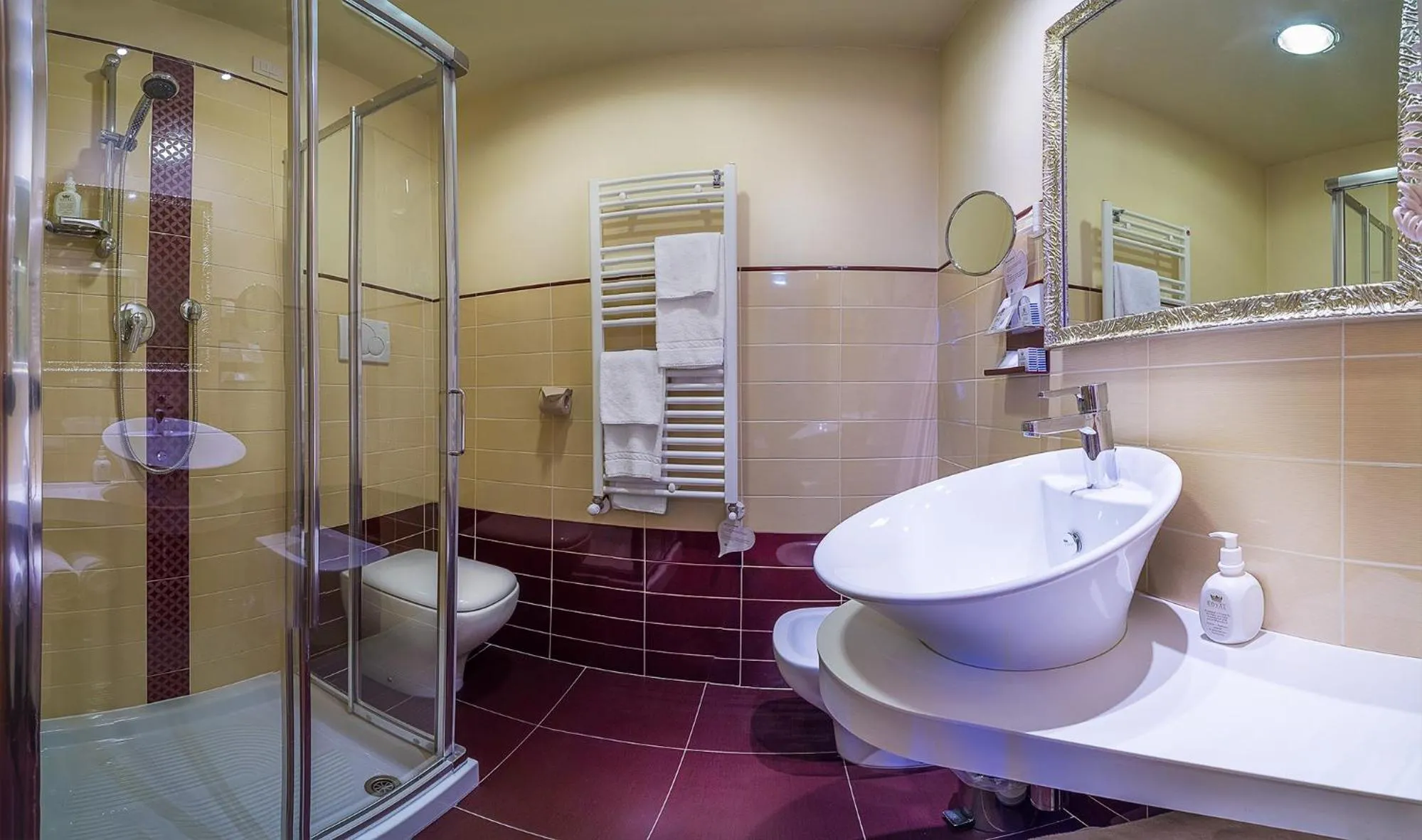 Shower in Hotel Maggiore