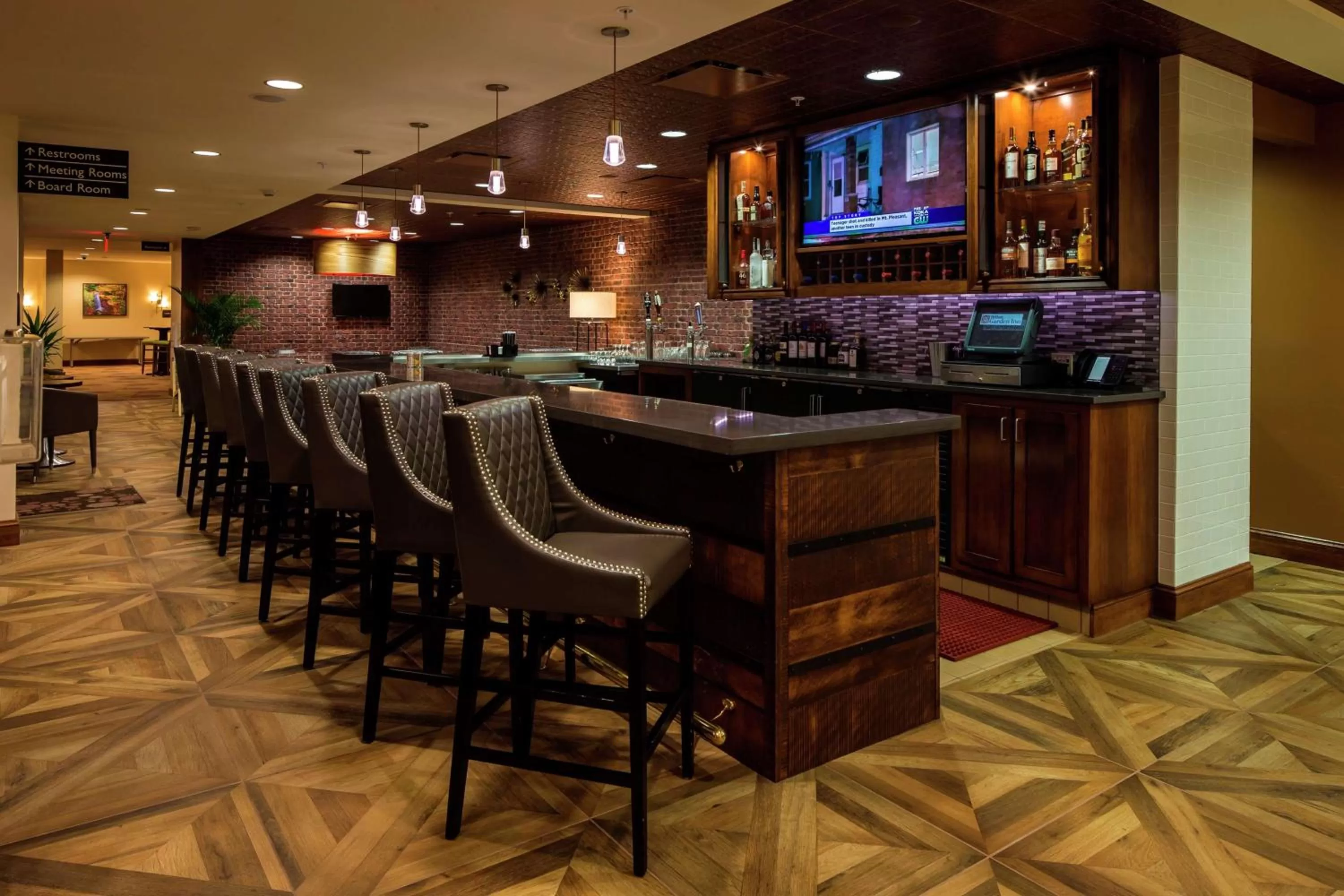 Lobby or reception in Hilton Garden Inn Uniontown