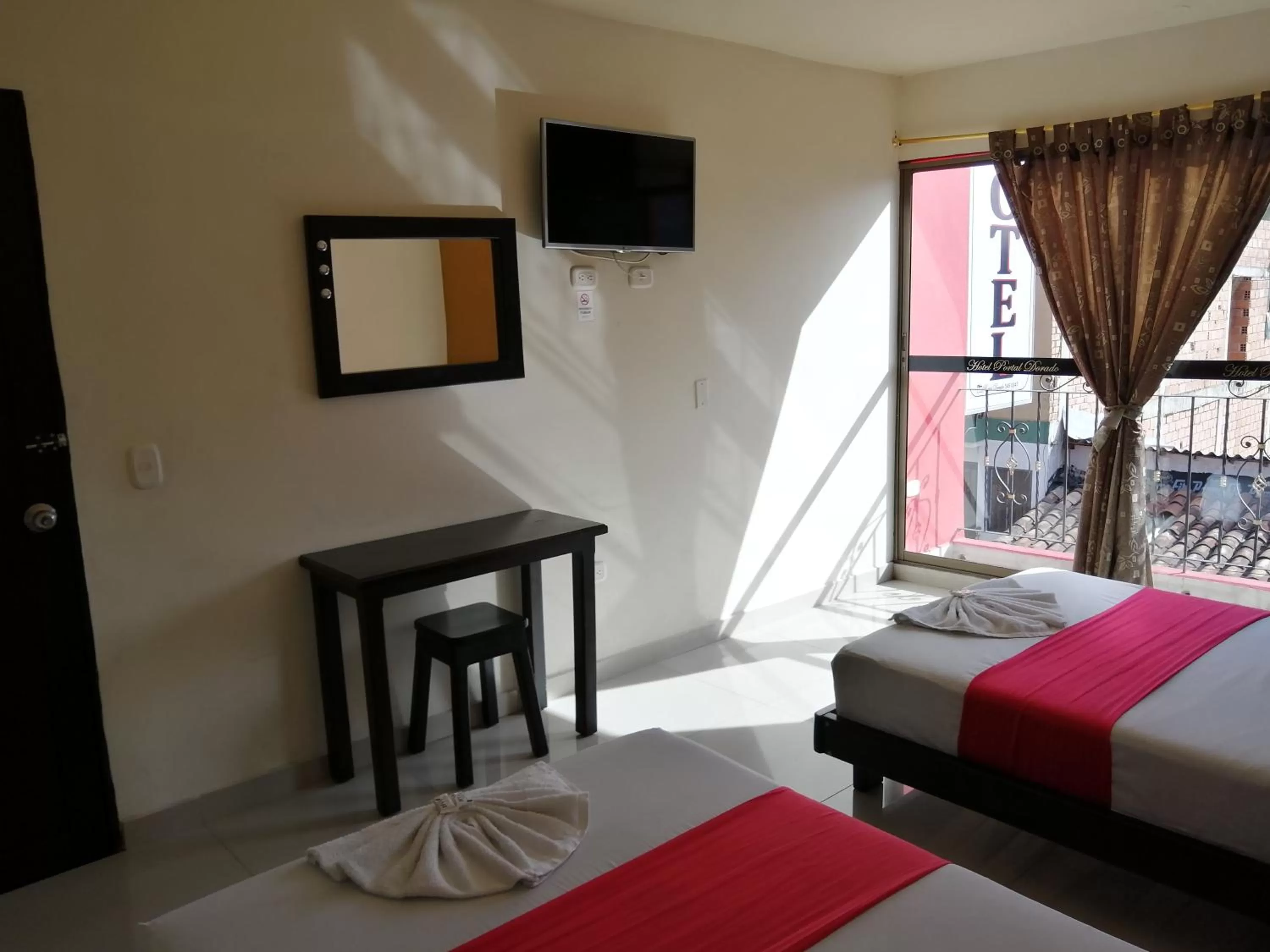 Bed in Hotel Portal Dorado