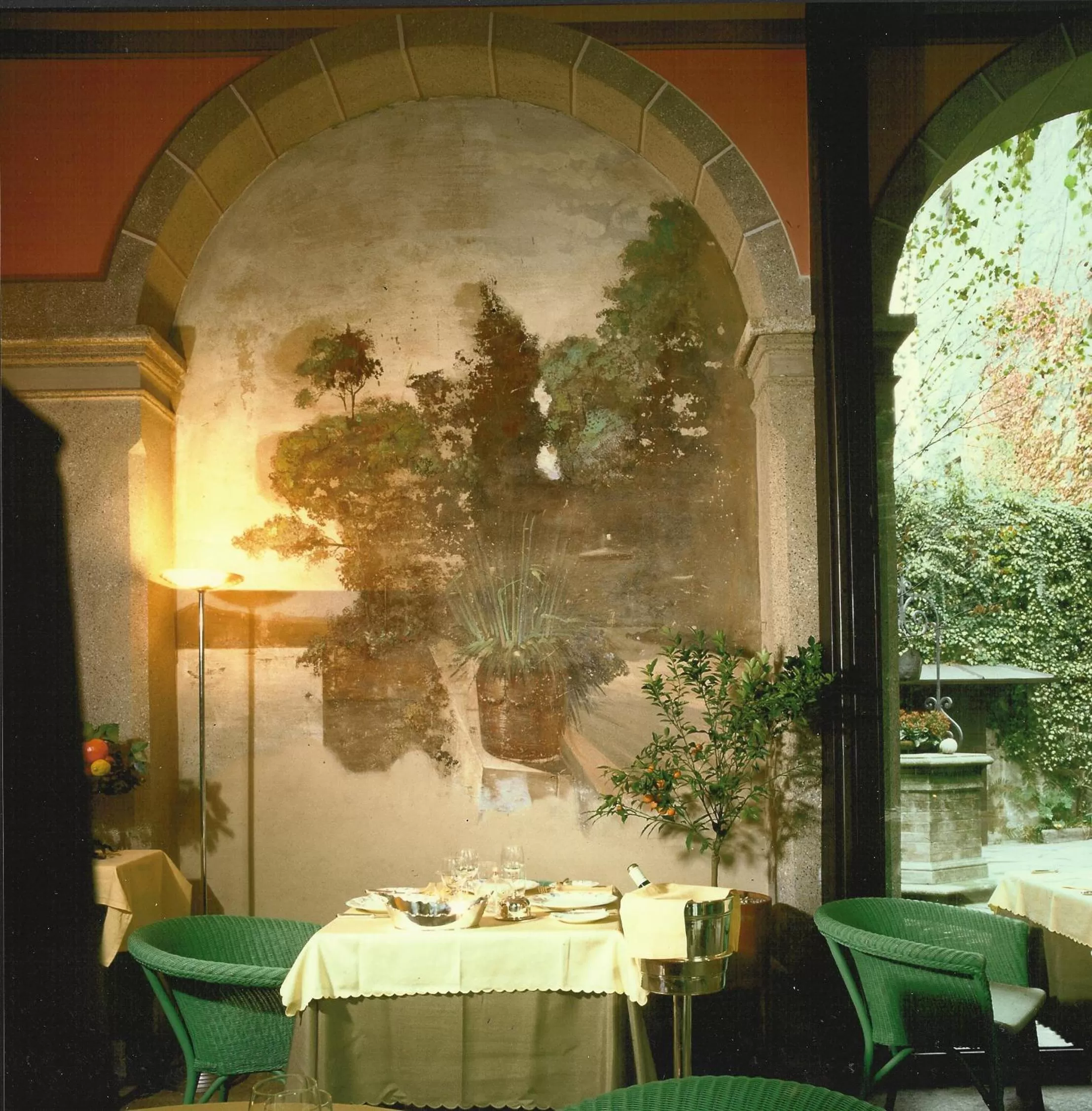 Patio in Hotel Locanda Dei Mai Intees