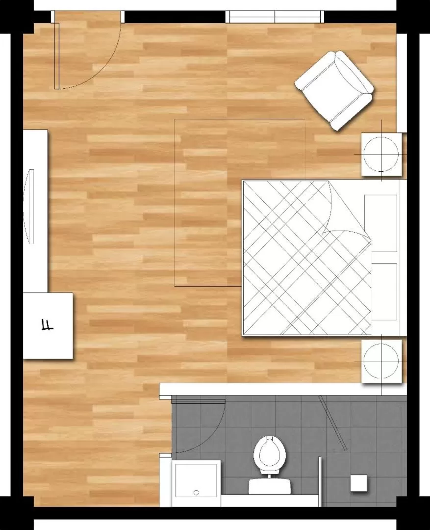 Floor plan in Arch Studio Cenang