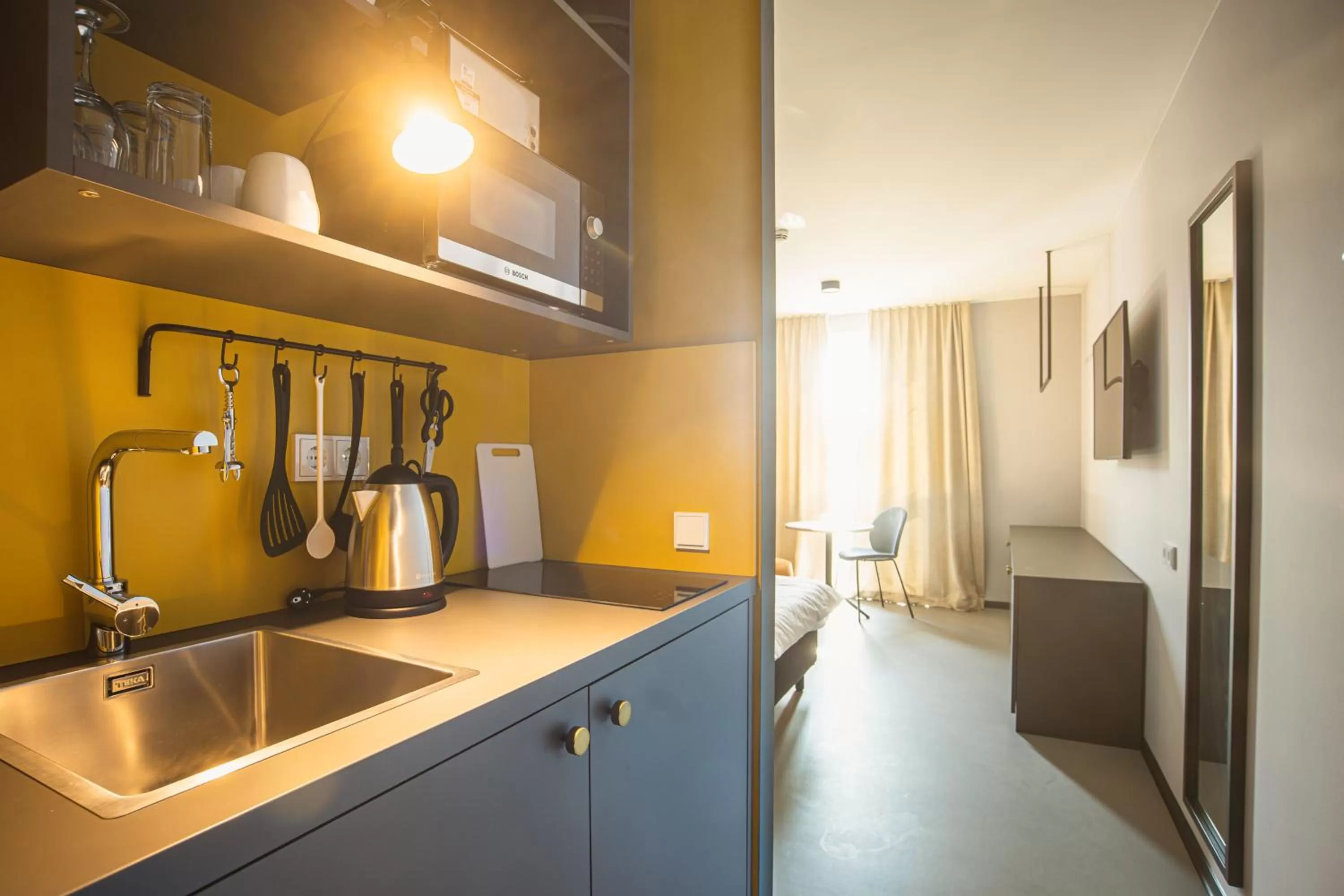 Kitchen or kitchenette in Nena Apartments Bochum City