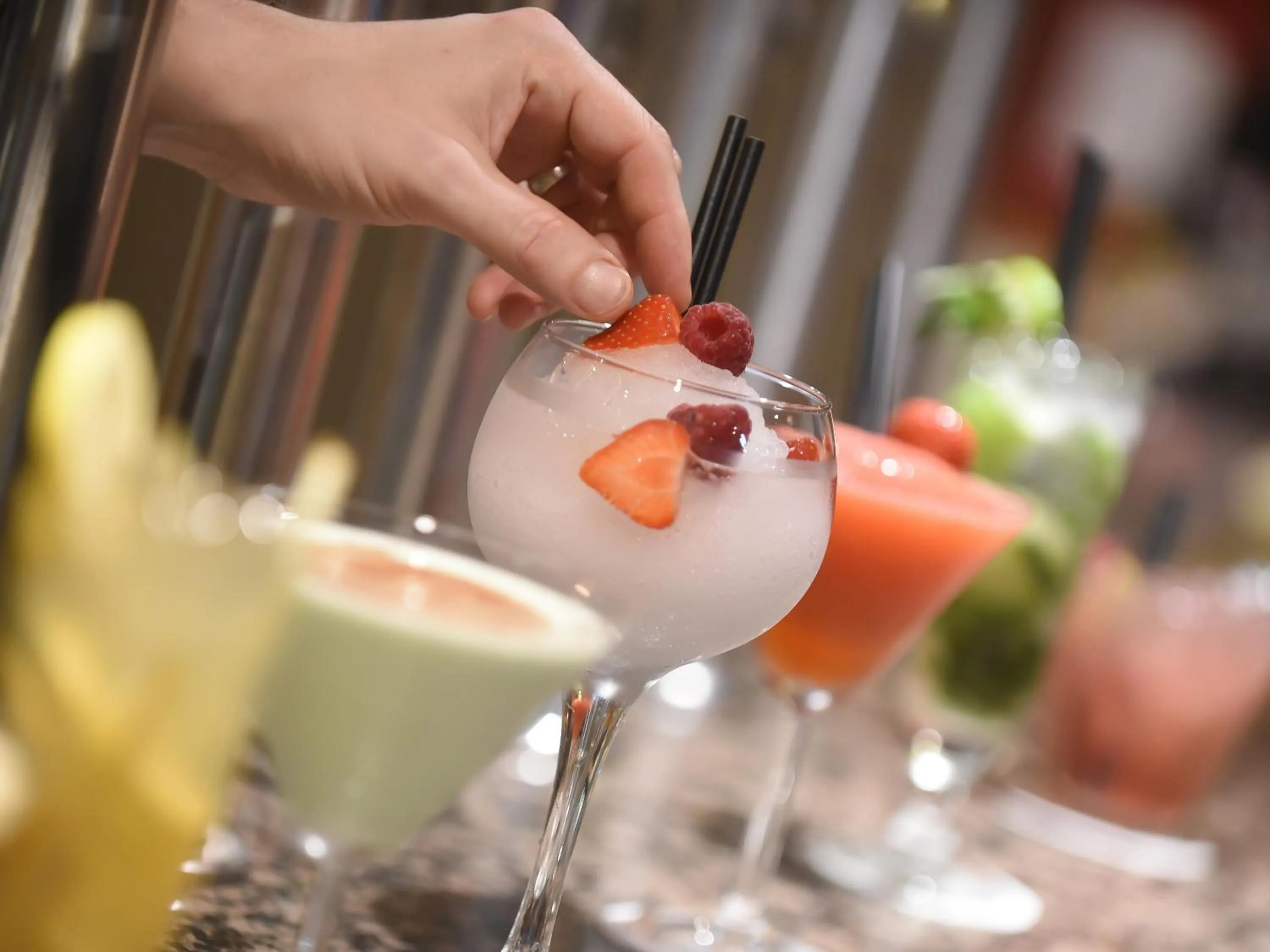 Alcoholic drinks in The Lodge Hotel