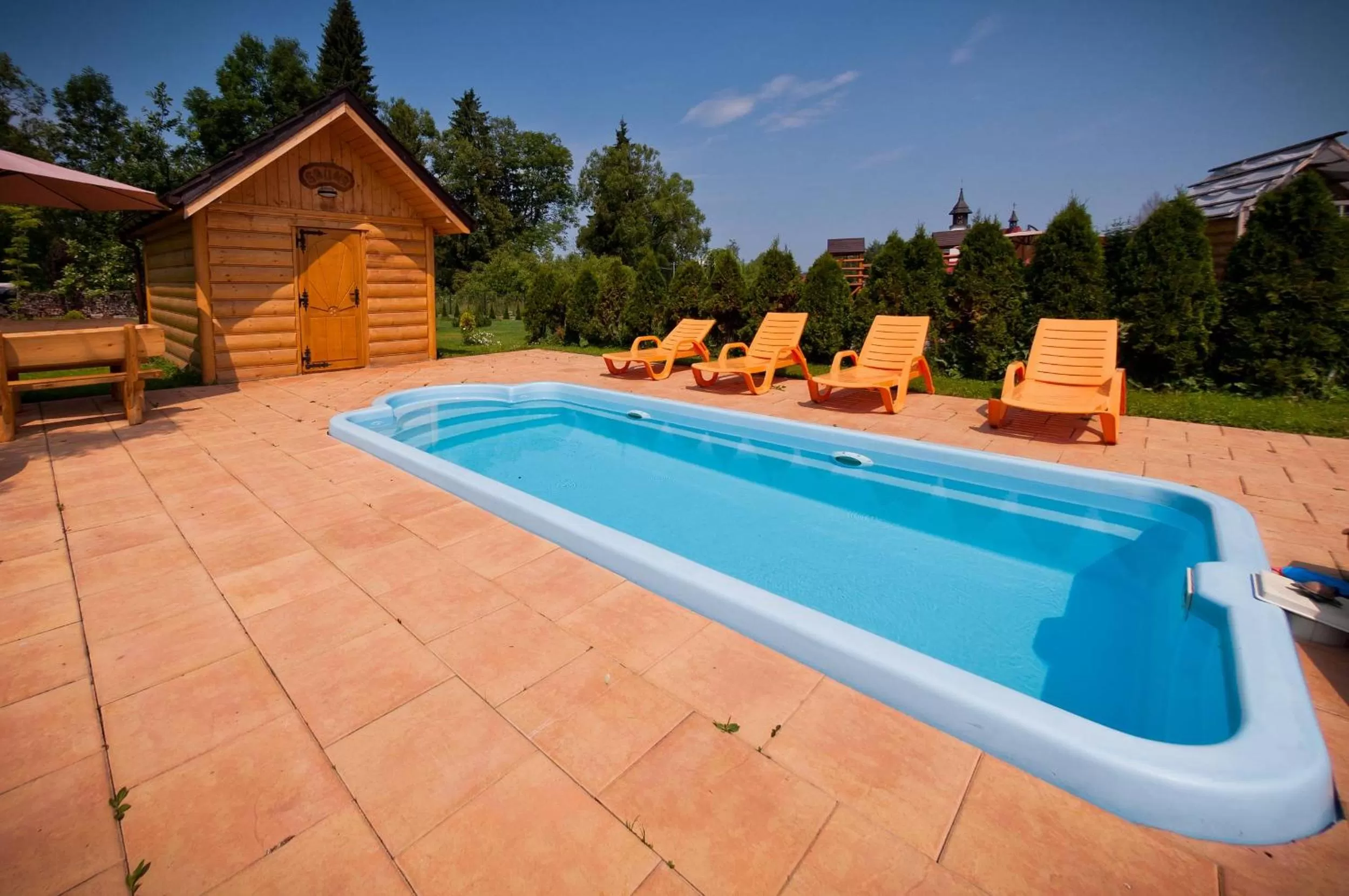 Swimming pool in Wynajem Pokoi ,,Góry Tatry Wypoczynek "Paweł Kuczyński