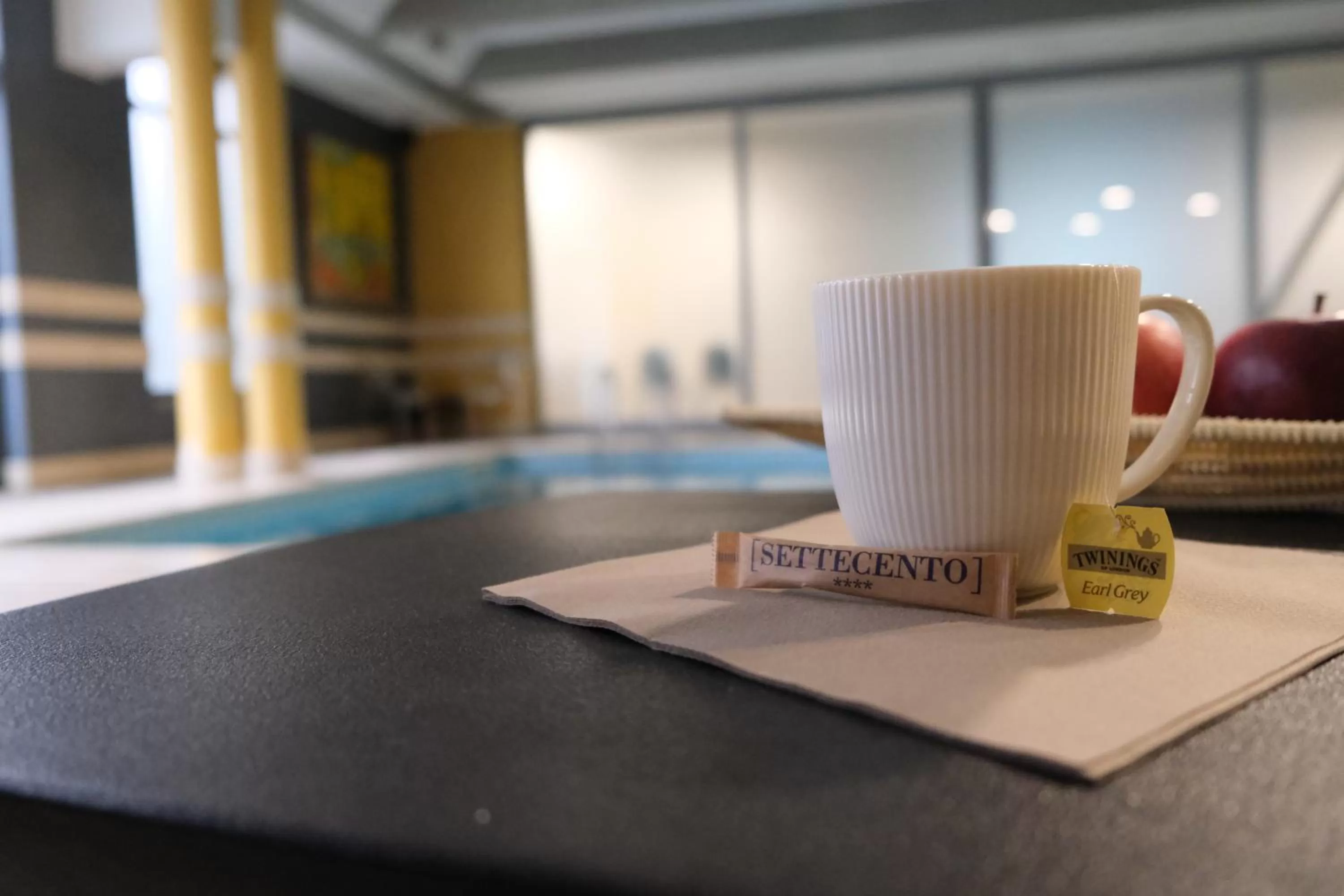 Pool view in Settecento Hotel